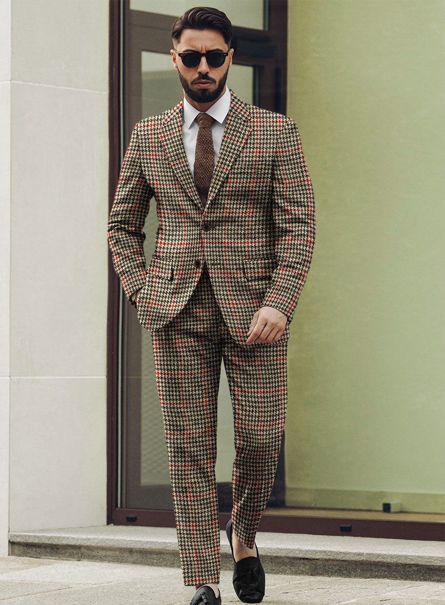StudioSuits Harris Tweed Carmine Beige Suit - view 2