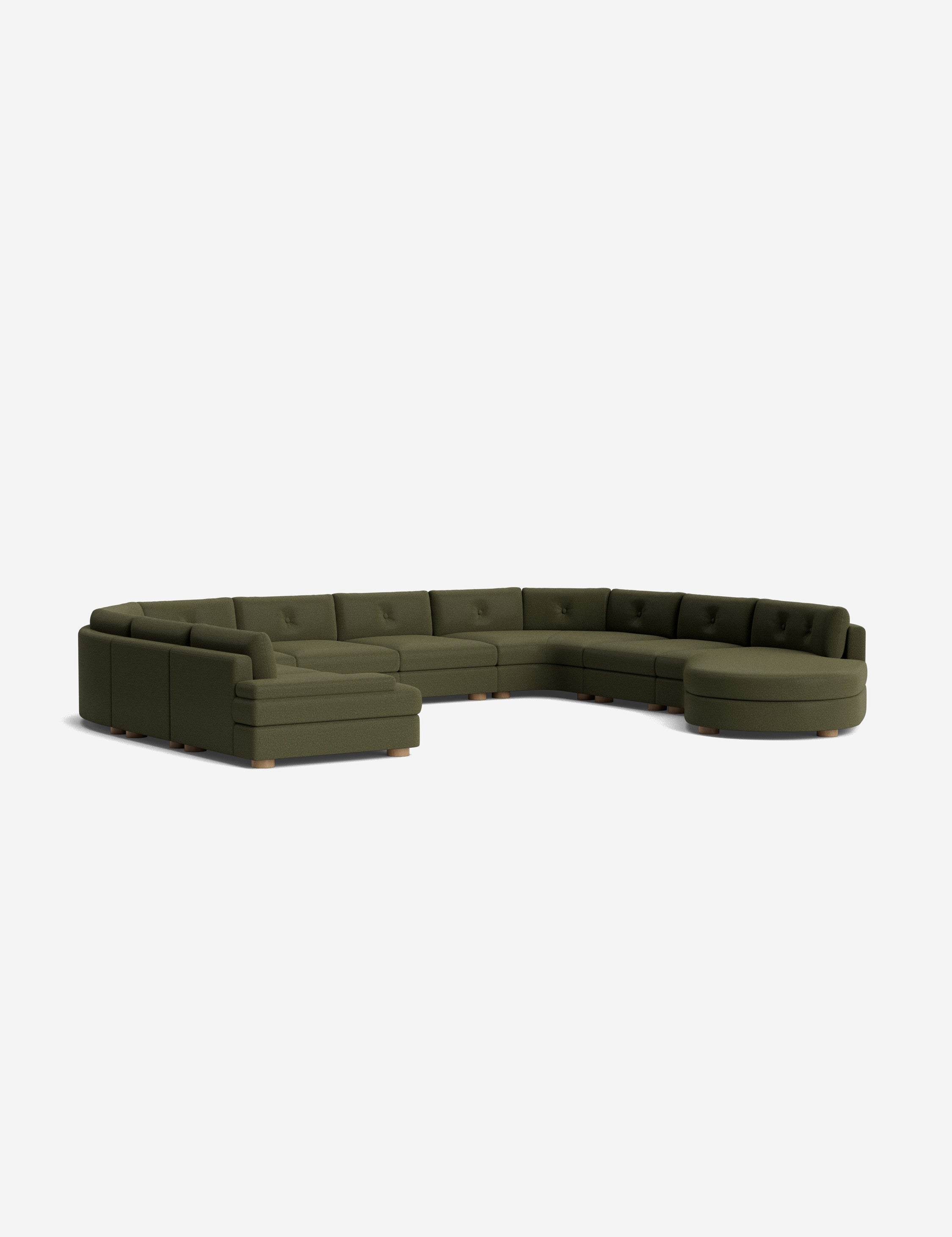 Lulu and Georgia Hill Modular U-Shaped Sectional Sofa - view 25