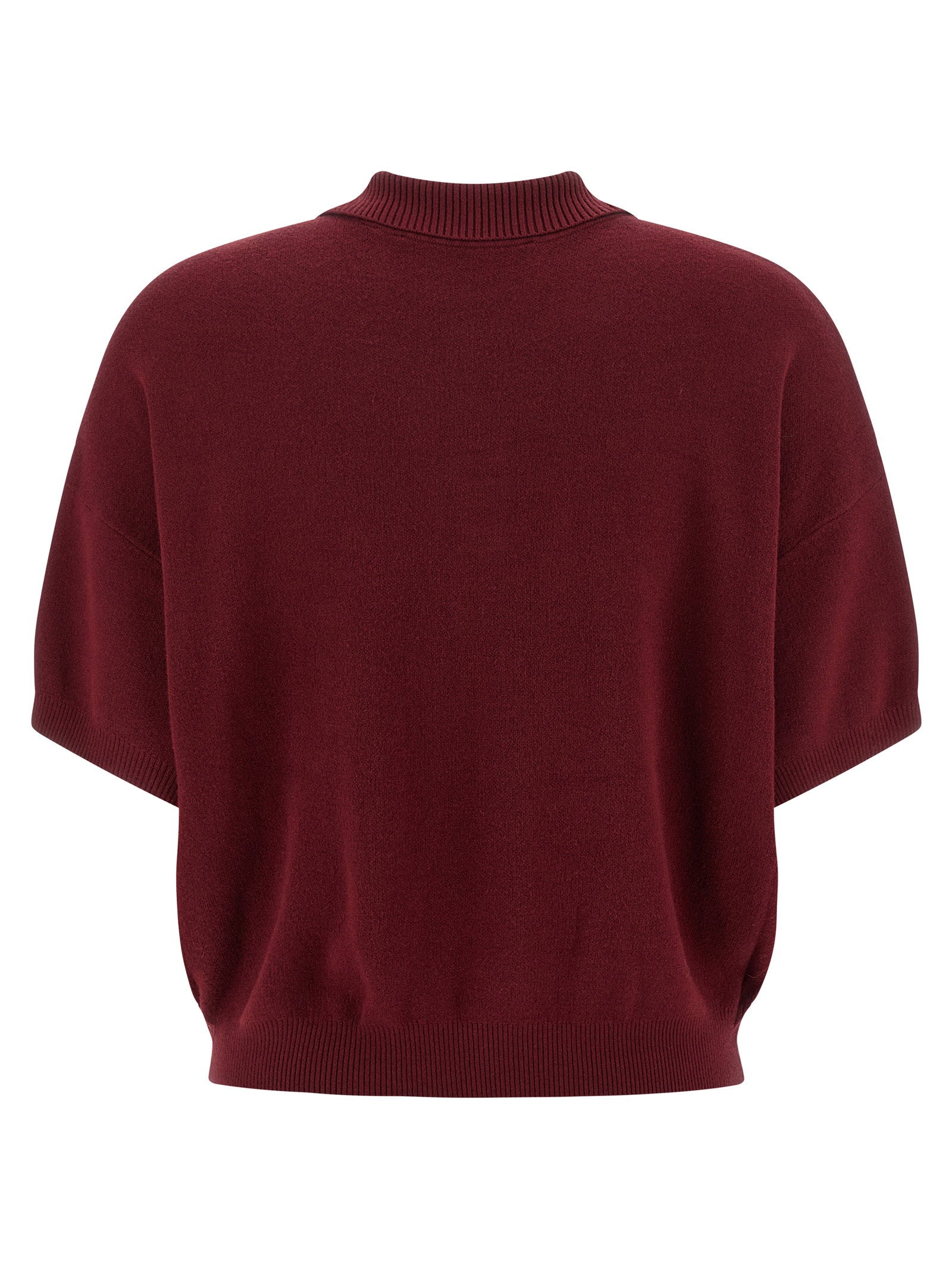 Rotate Birger Christensen Slinky Knit Polo Shirt - view 2