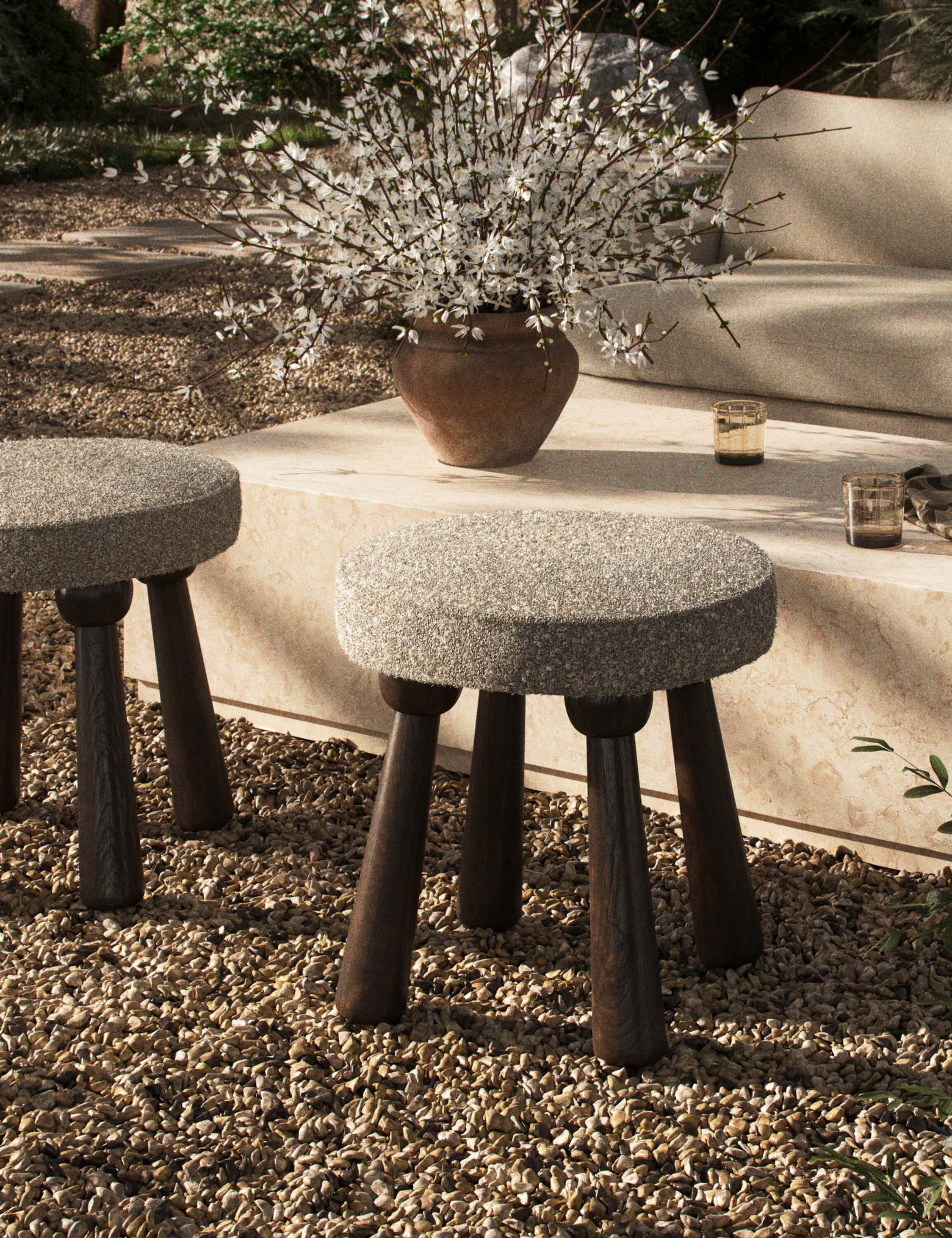 Lulu and Georgia Halen Indoor / Outdoor Stool by Amber Lewis x Four Hands - view 2