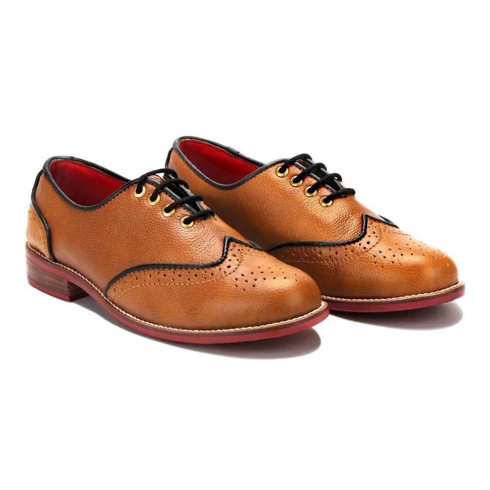Banjaaran India Core Brogues Women – Cedar