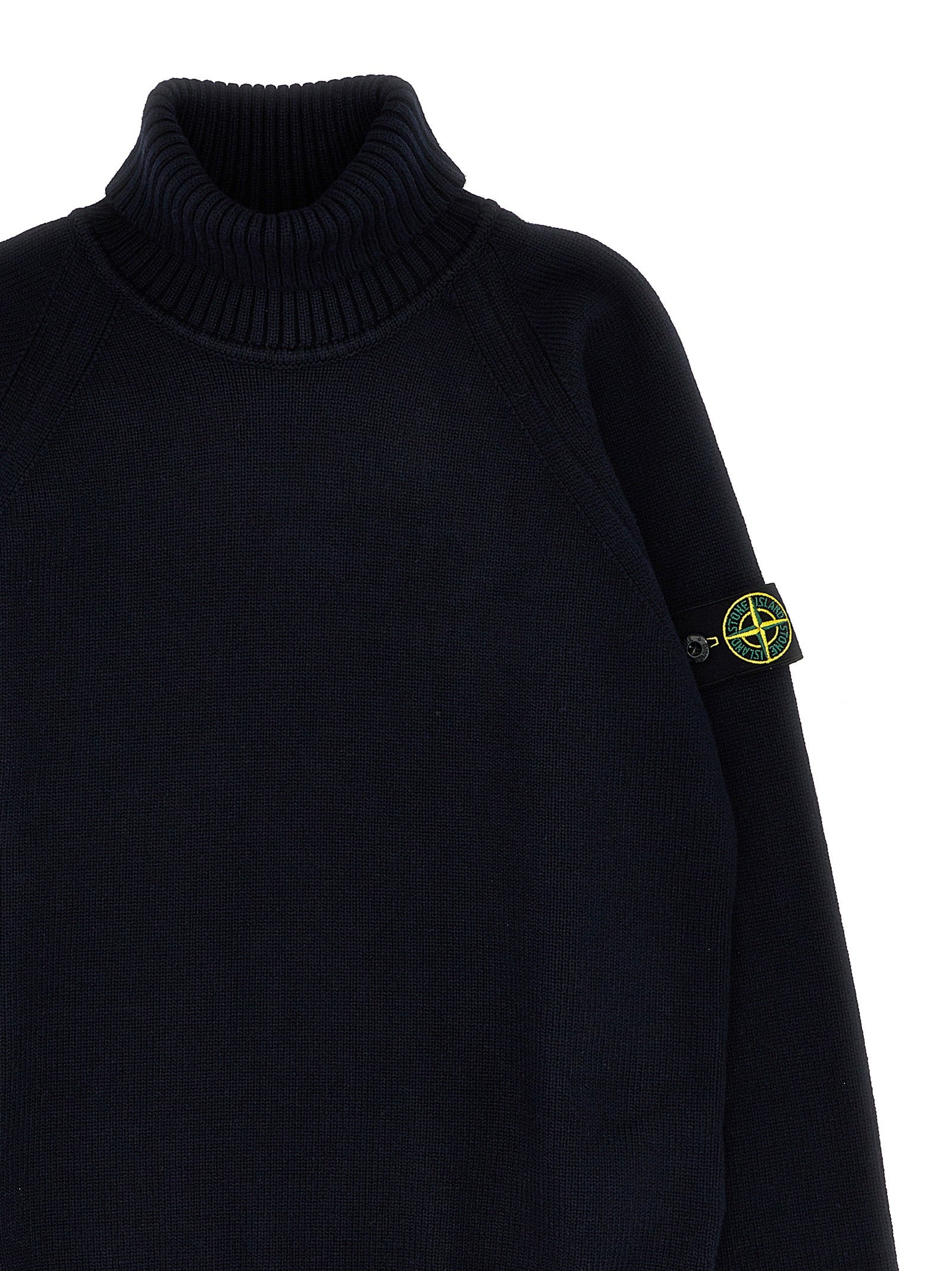 Stone Island Junior Logo Badge Sweater – 79% cotton 21% ee - view 3