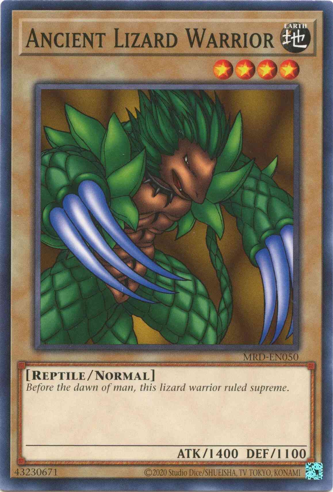 Yu-Gi-Oh! Ancient Lizard Warrior - 25th Anniversary - MRD-EN050 - Common - Unlimited