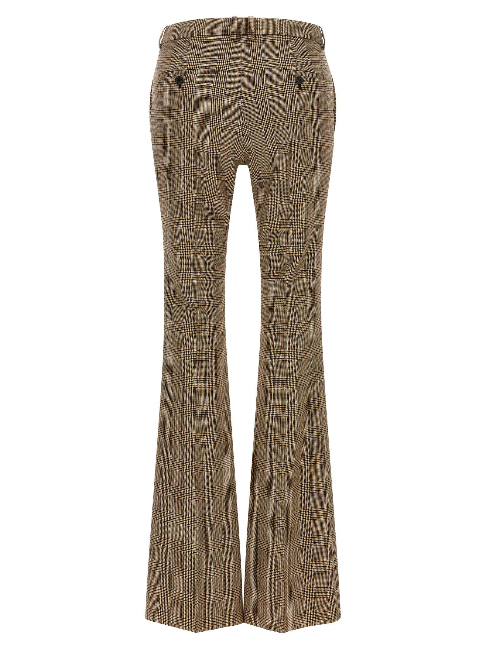 Saint Laurent Prince Of Wales Houndstooth Trousers - view 2