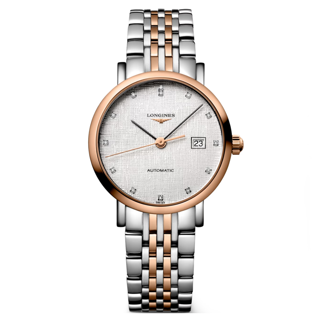 Longines Elegant Collection Striped Silver Dial Women 29mm - view 4