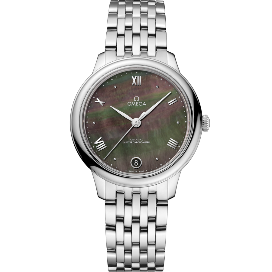 Omega De Ville Prestige Co‑Axial Master Chronometerblue Dial Women 34MM