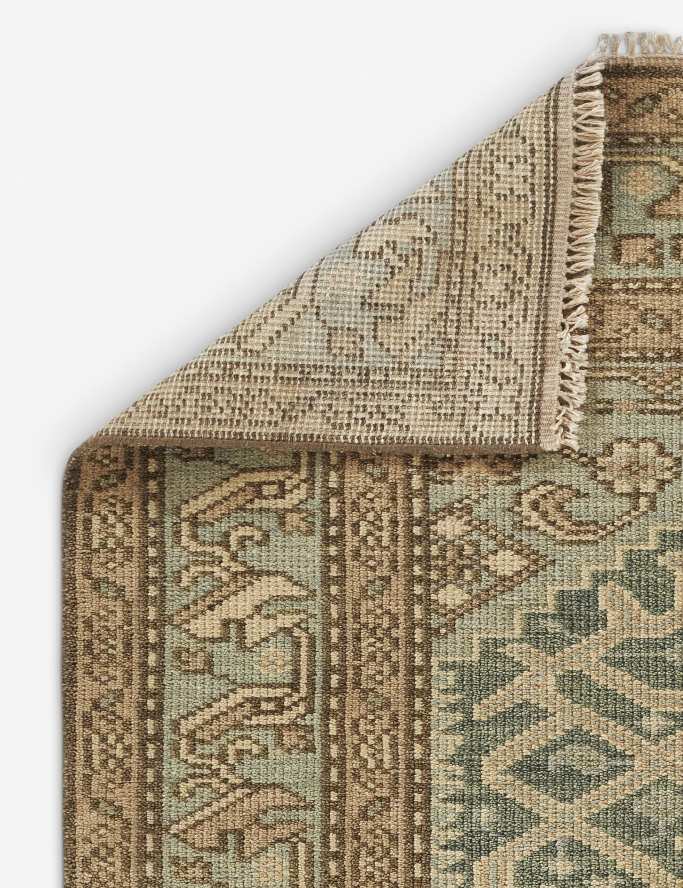 Lulu and Georgia Ramina Hand-Knotted Wool Rug - view 2