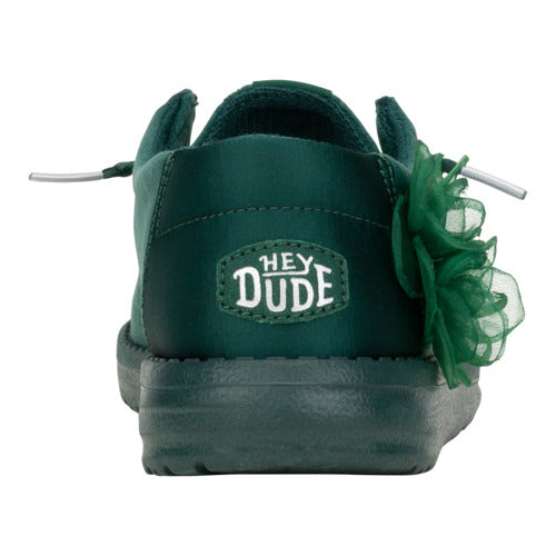 HEYDUDE shoes Wendy Velvet Rosette - Green – Women's - view 5