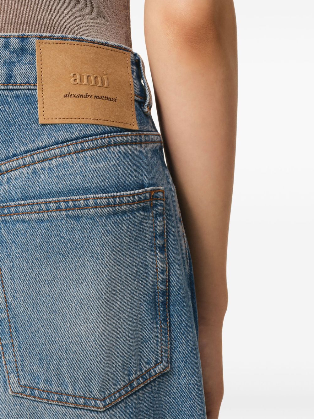 Ami Paris Large fit denim jeans – Cotton 100% - view 3