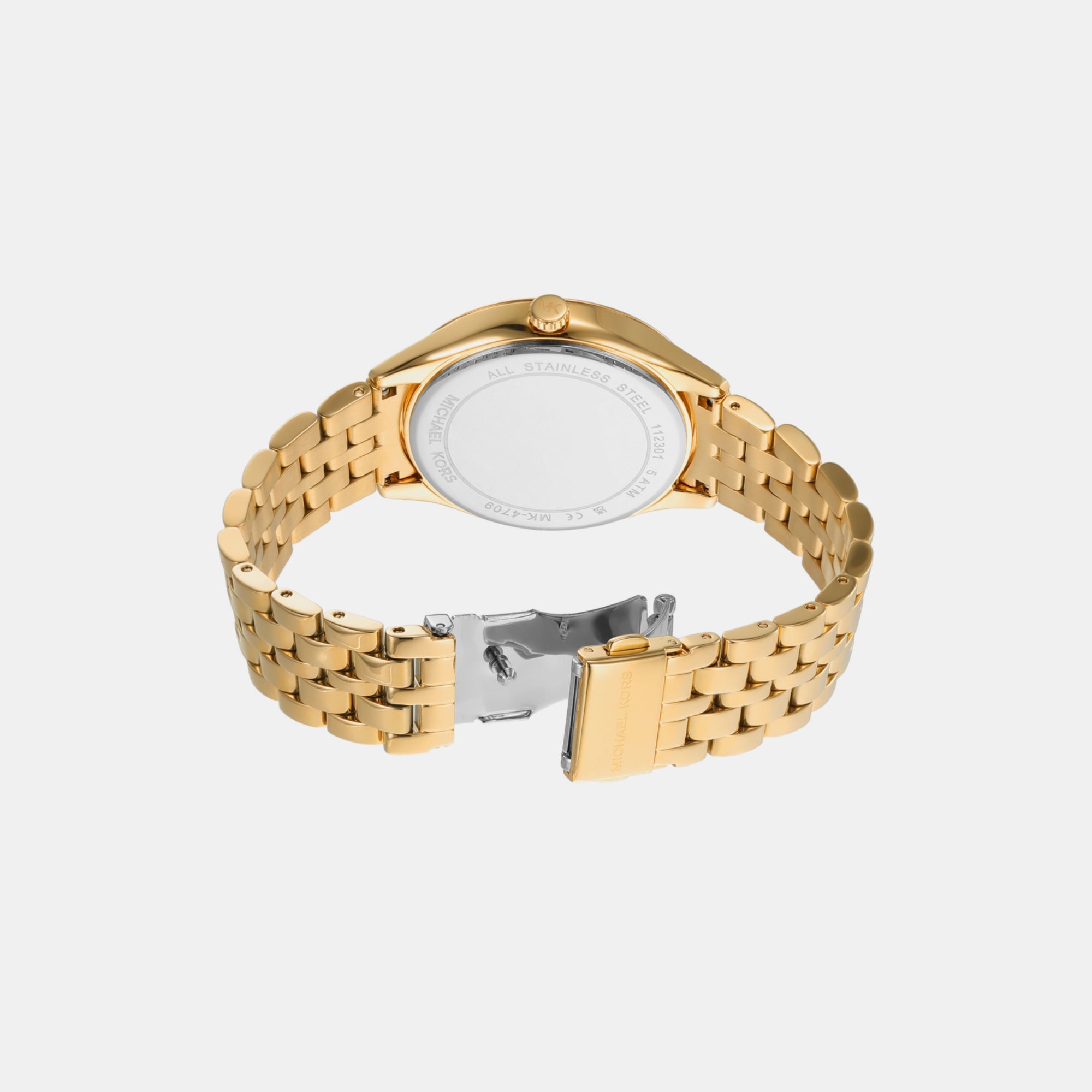 Michael Kors Harlowe Women Quartz Gold Dial Analog Stainless Steel Watch MK4709 - view 2
