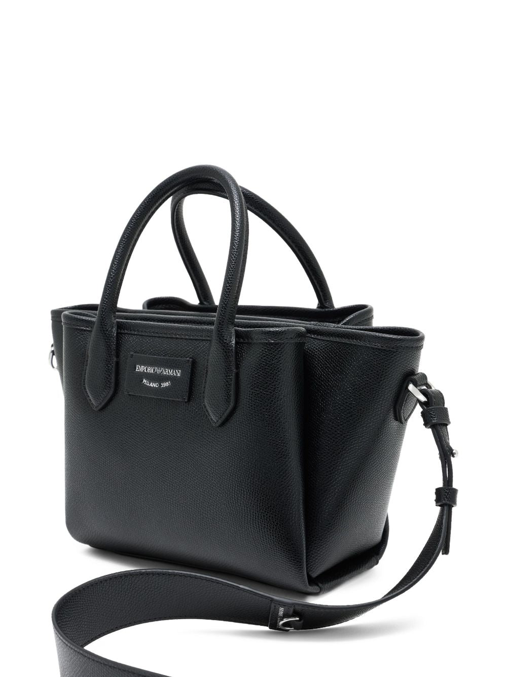 Emporio Armani Small Shopper With Palmellato Finish - view 5