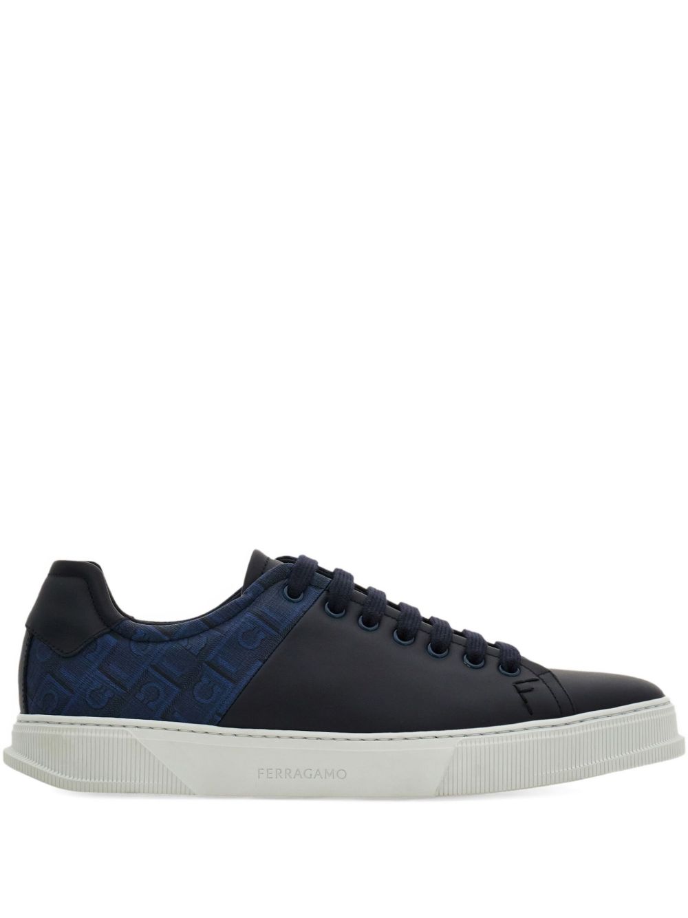 Ferragamo Low Sneakers – Calf Leather 100%