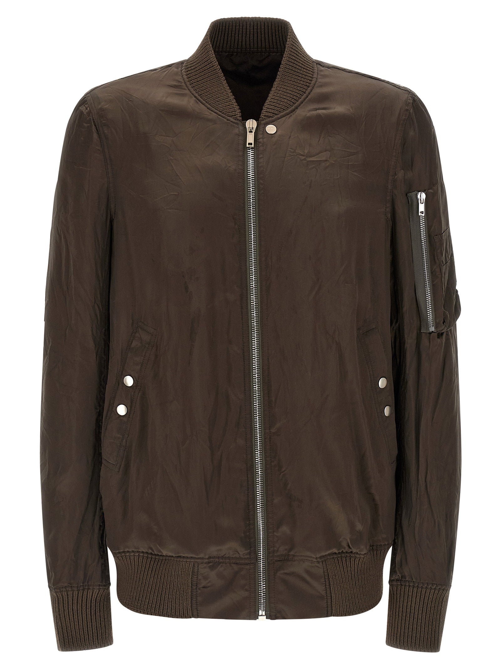 Rick Owens Classic Flight Bomber Jacket – 100% cupro