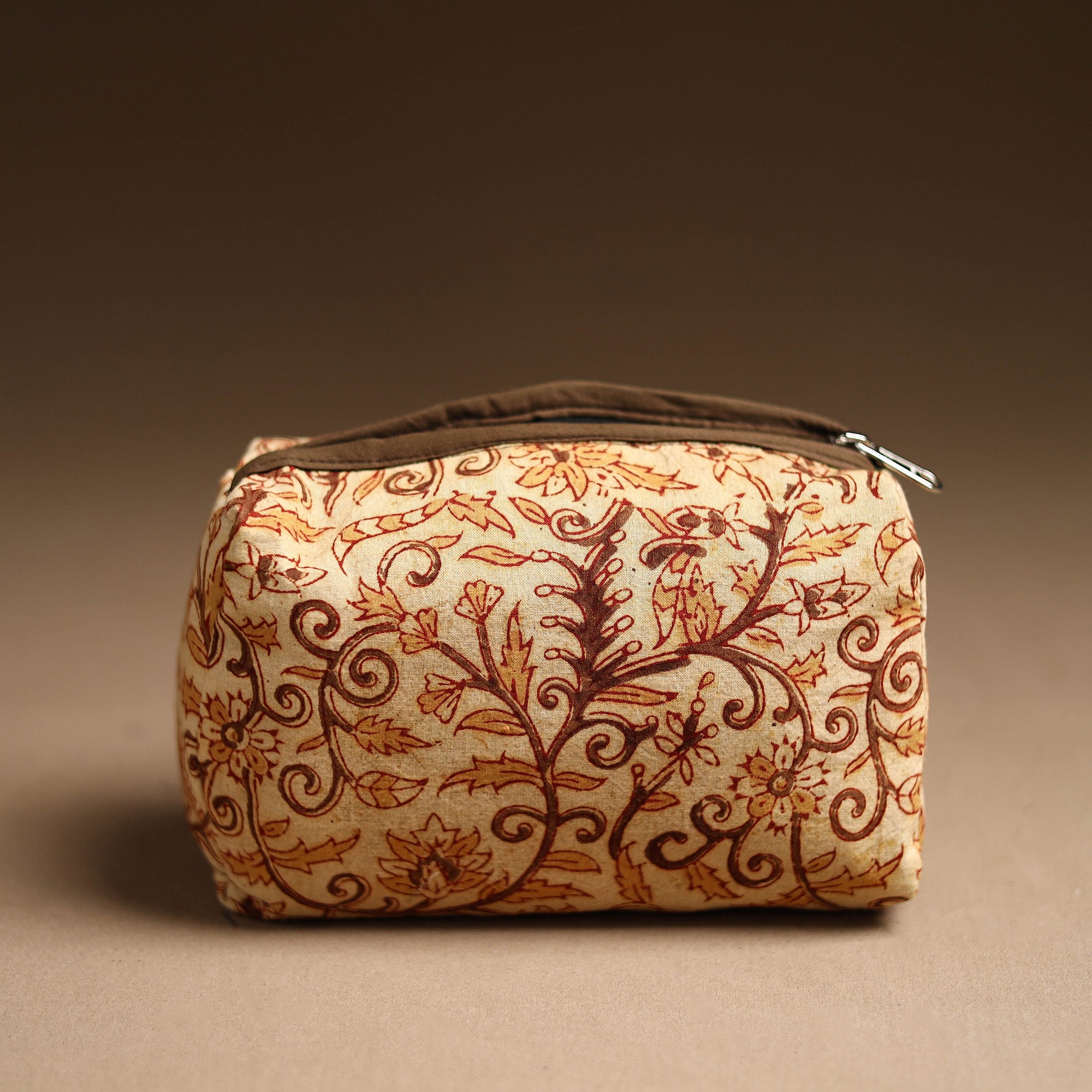 NOORI BAZAR Beige - Handmade Cotton Toiletry Pouch 06
