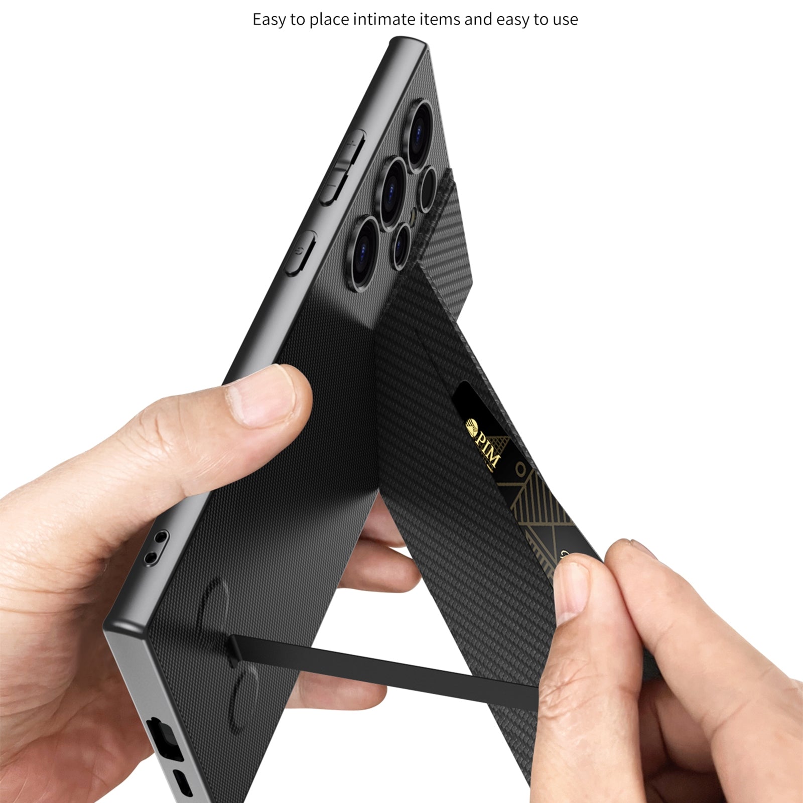 Million Cases Luxury Magnetic Bracket Card Holder Case - Samsung - view 4