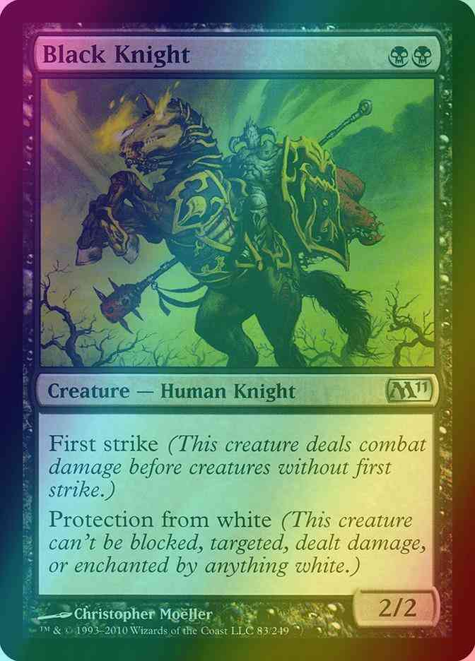Knight 83 magic – Black Knight [83] [Magic 2011] [Foil]
