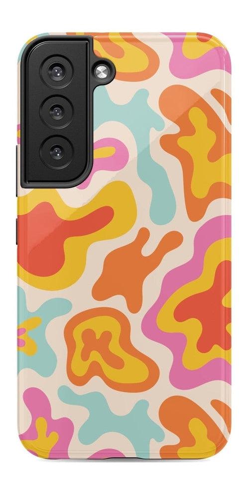 Casetry Tropical Color Splash | Abstract Retro Samsung Case - view 25