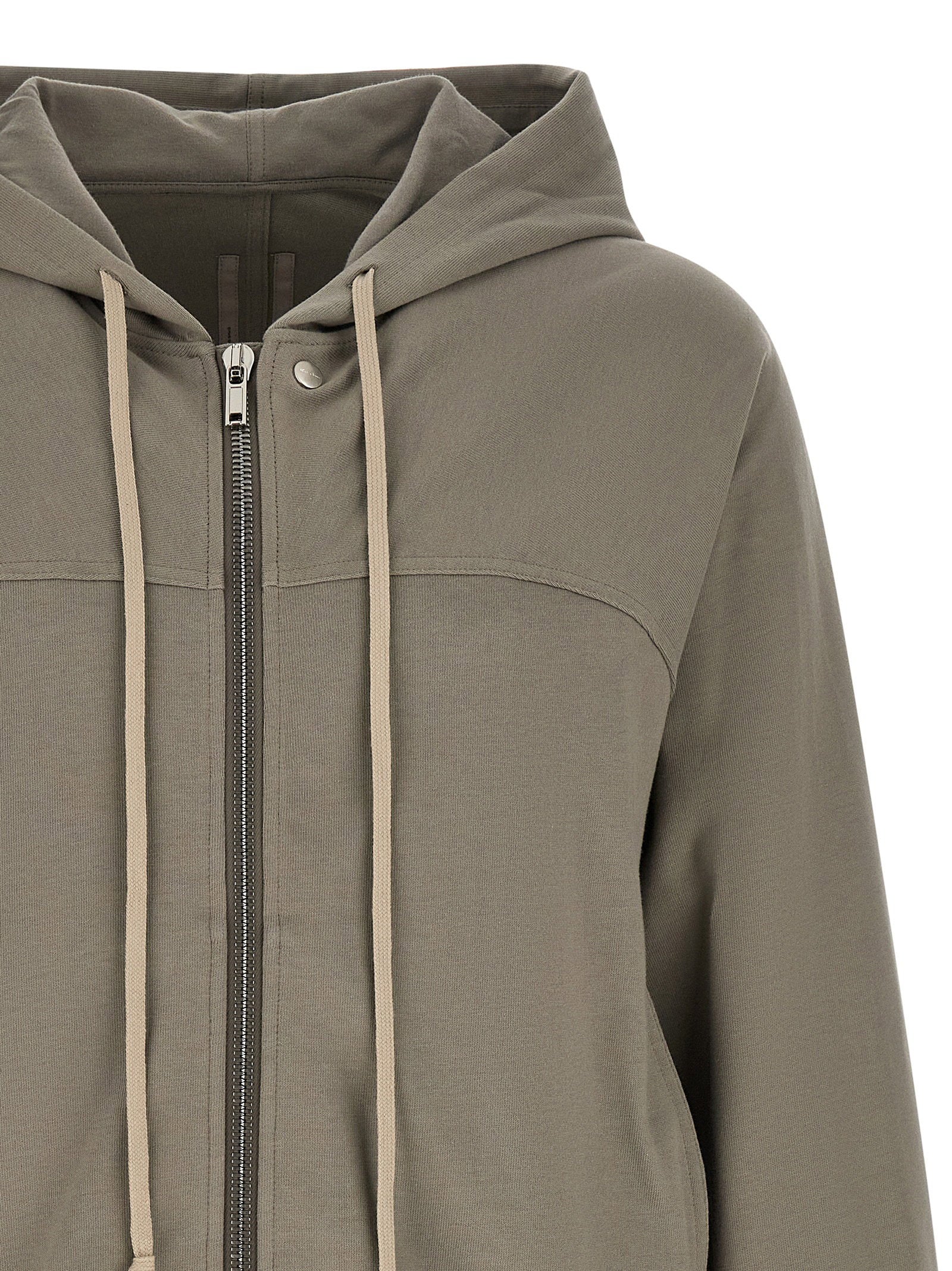 Rick Owens Windbreaker Hoodie – 100% cotton - view 3