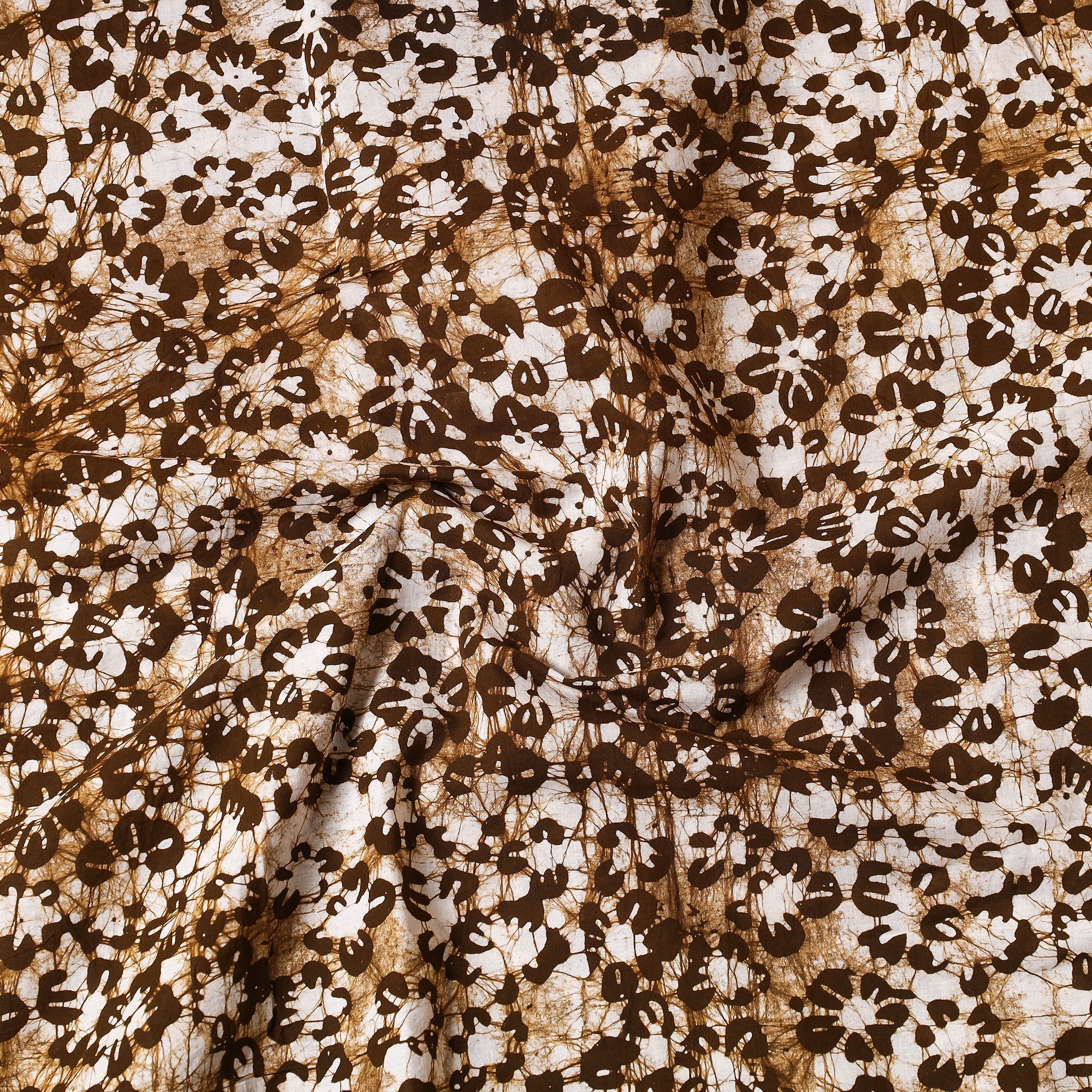 BATIK BY MD. SHARIFF Brown - Hand Batik Printed Cotton Precut Fabric (1.8 Meter) - view 2