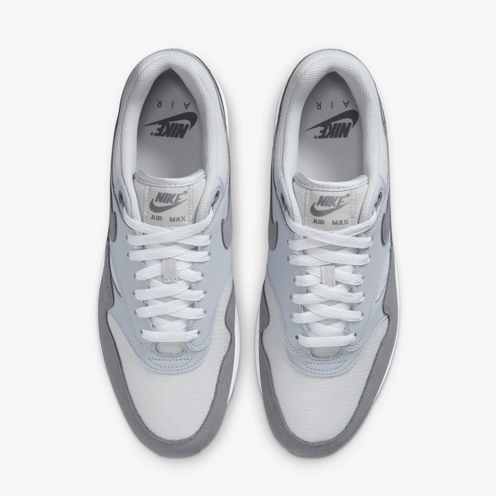 Nike | Air Max 1 { Photon Dust/smoke Grey-wolf Grey-white - view 2