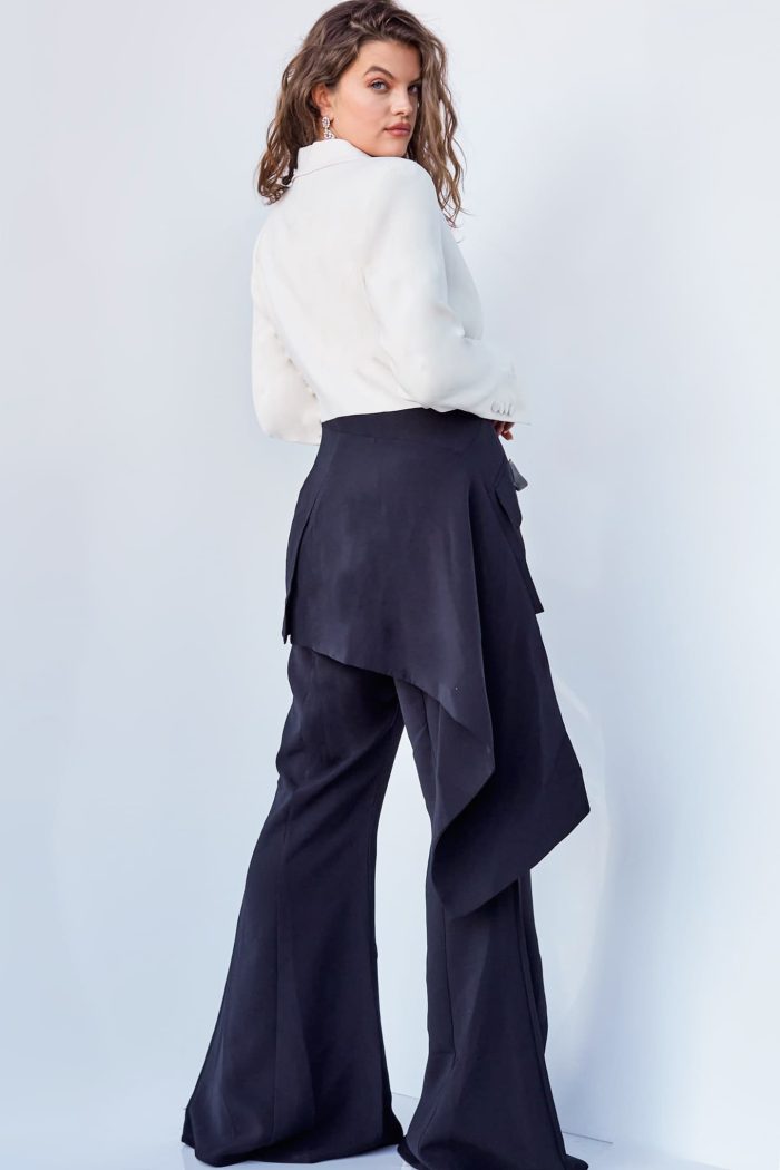 Jovani 04148 Long Two Piece Formal Pant Suit - view 2