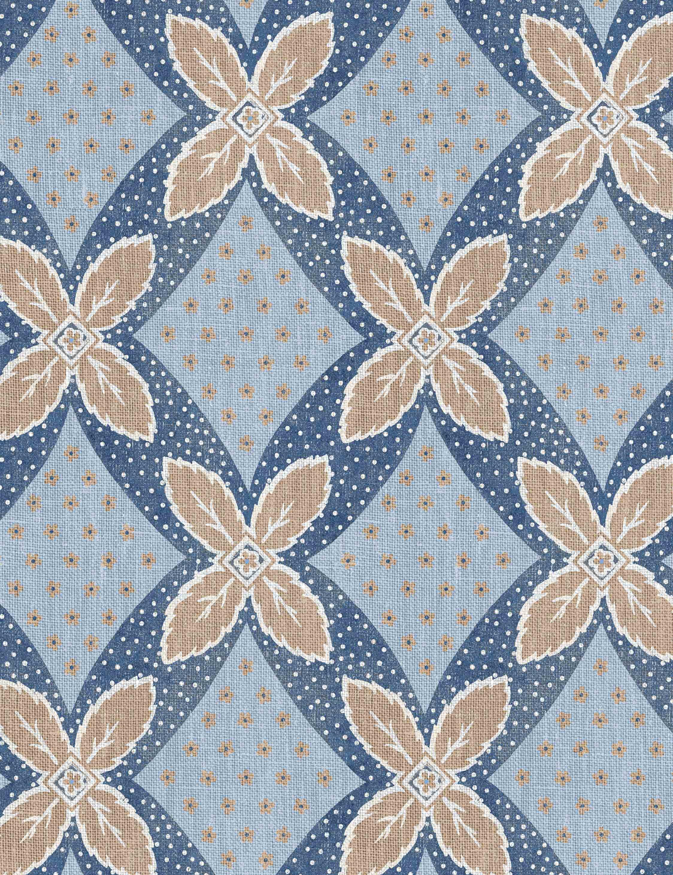Lulu and Georgia Arthur Linen Fabric by Nathan Turner