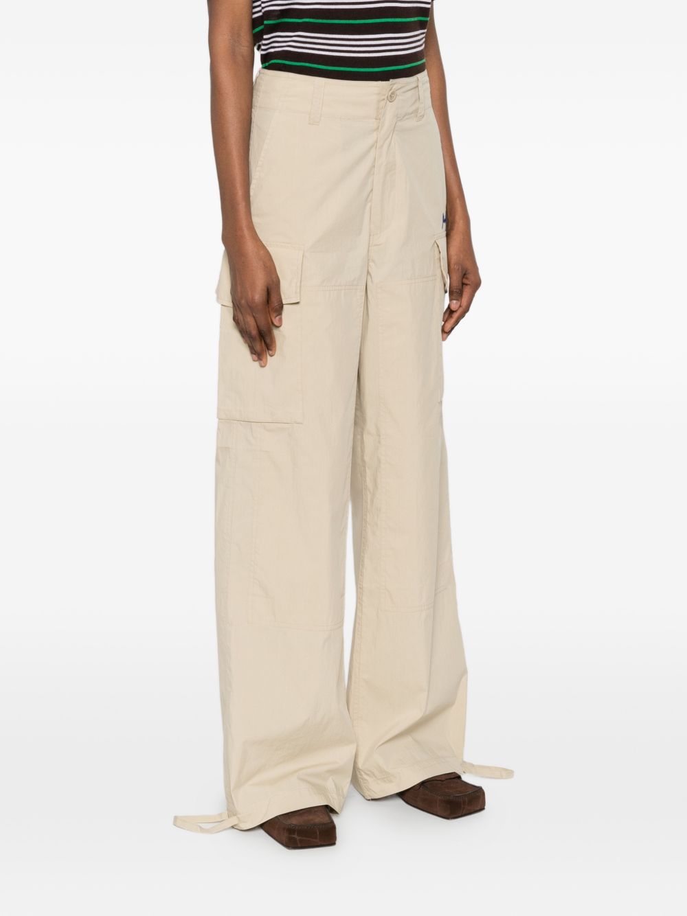 Parosh P.A.R.O.S.H. Nylon and cotton trousers - view 4