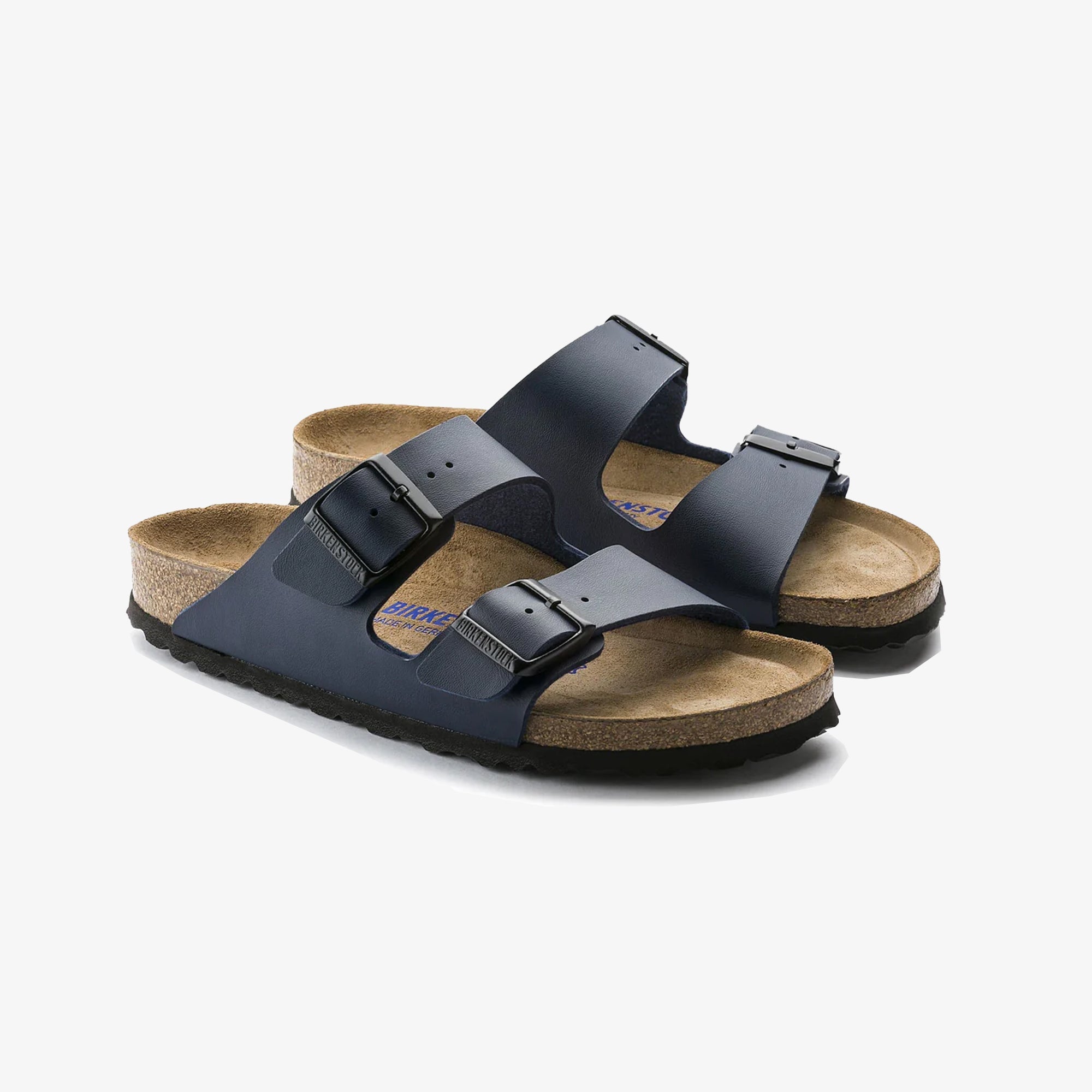 Birkenstock | ARIZONA SOFT FOOTBED BIRKO-FLOR { BLUE - view 2