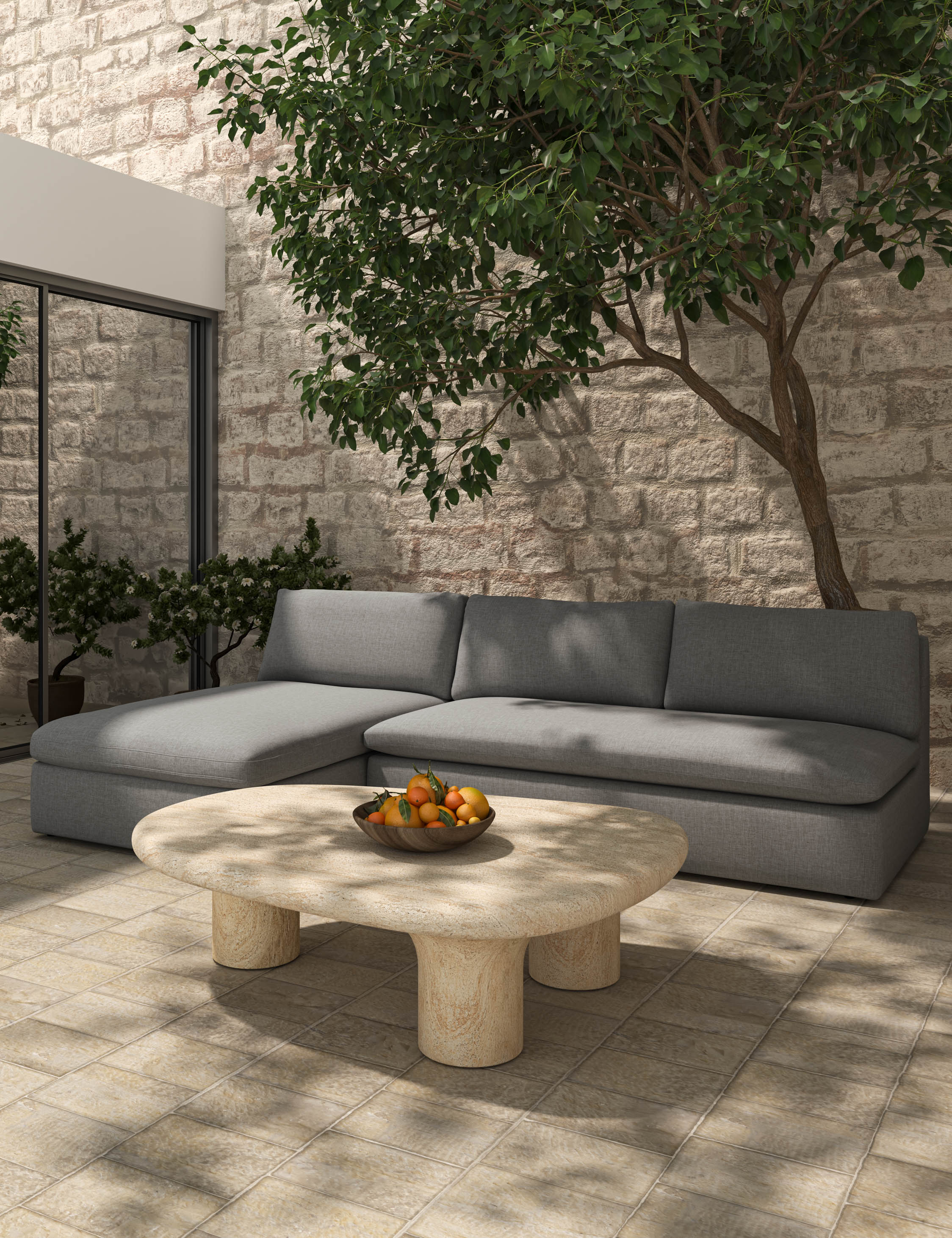 Lulu and Georgia Artesia Indoor / Outdoor Coffee Table - view 2
