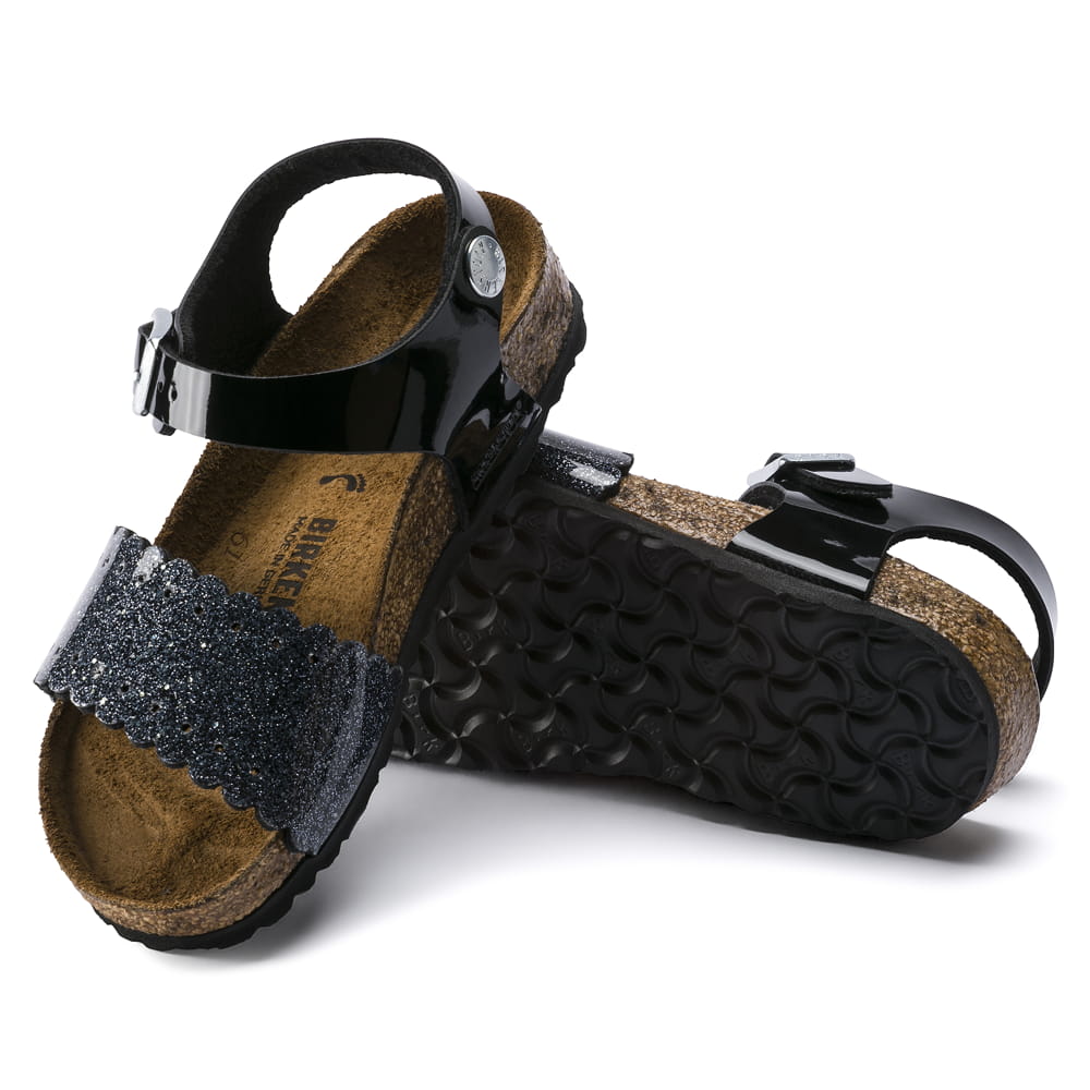 Birkenstock Mila Kids Birko-Flor – Black Black/Cosmic Sparcle Mix Black