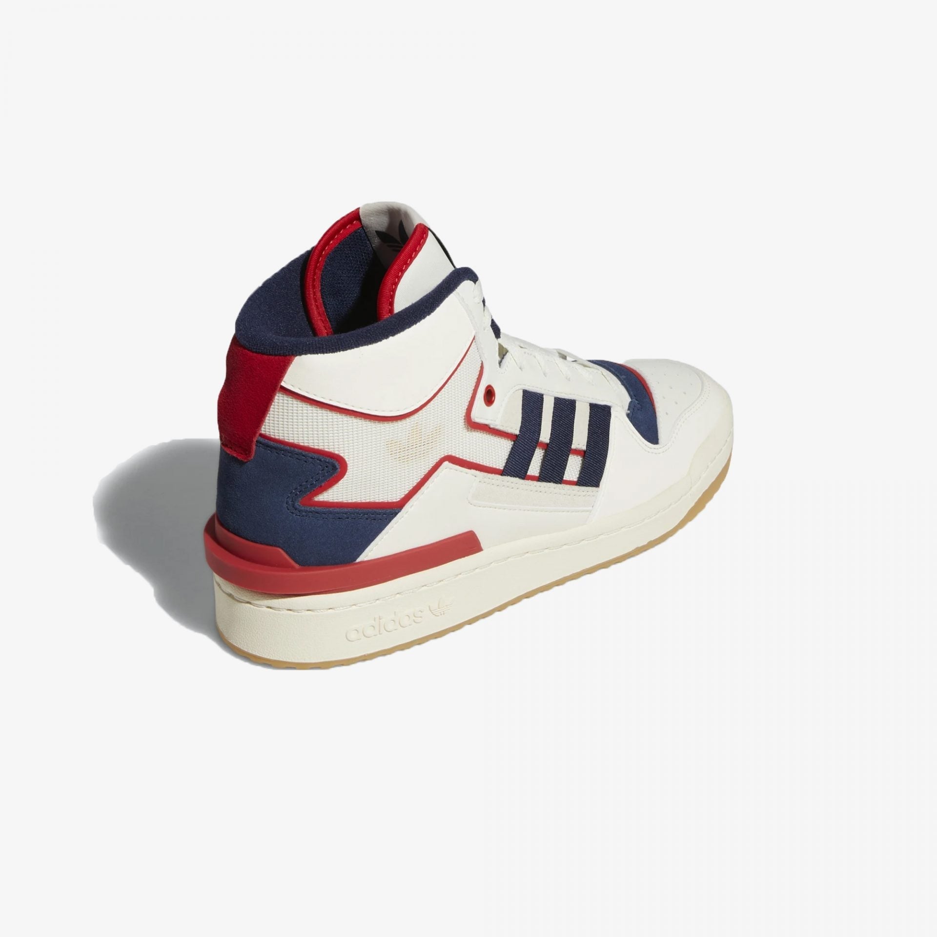 Adidas Originals | FORUM EXHIBIT MID { COLLEGIATE NAVY / SCARLET - view 2