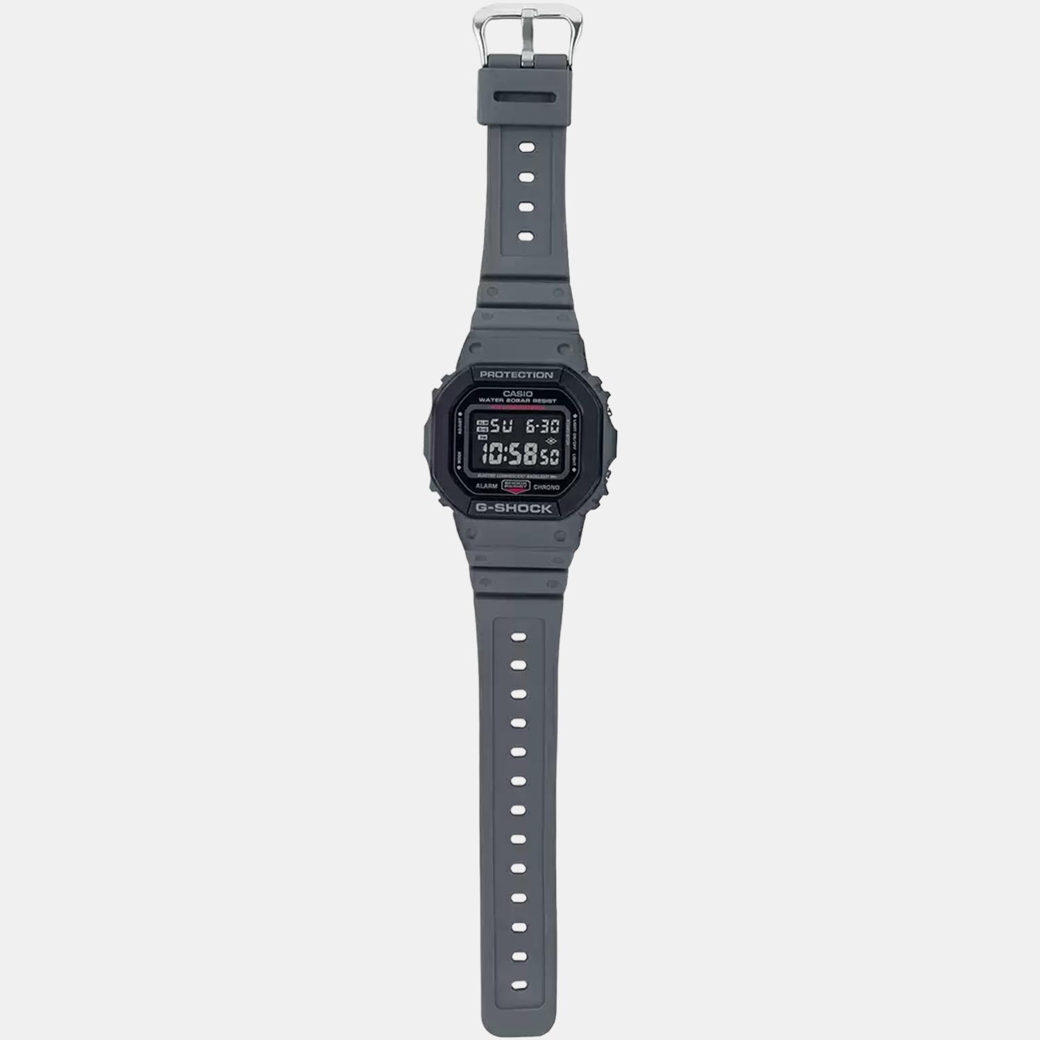 Casio G-Shock Men Quartz Grey Dial Digital Resin Watch G1016 - view 6