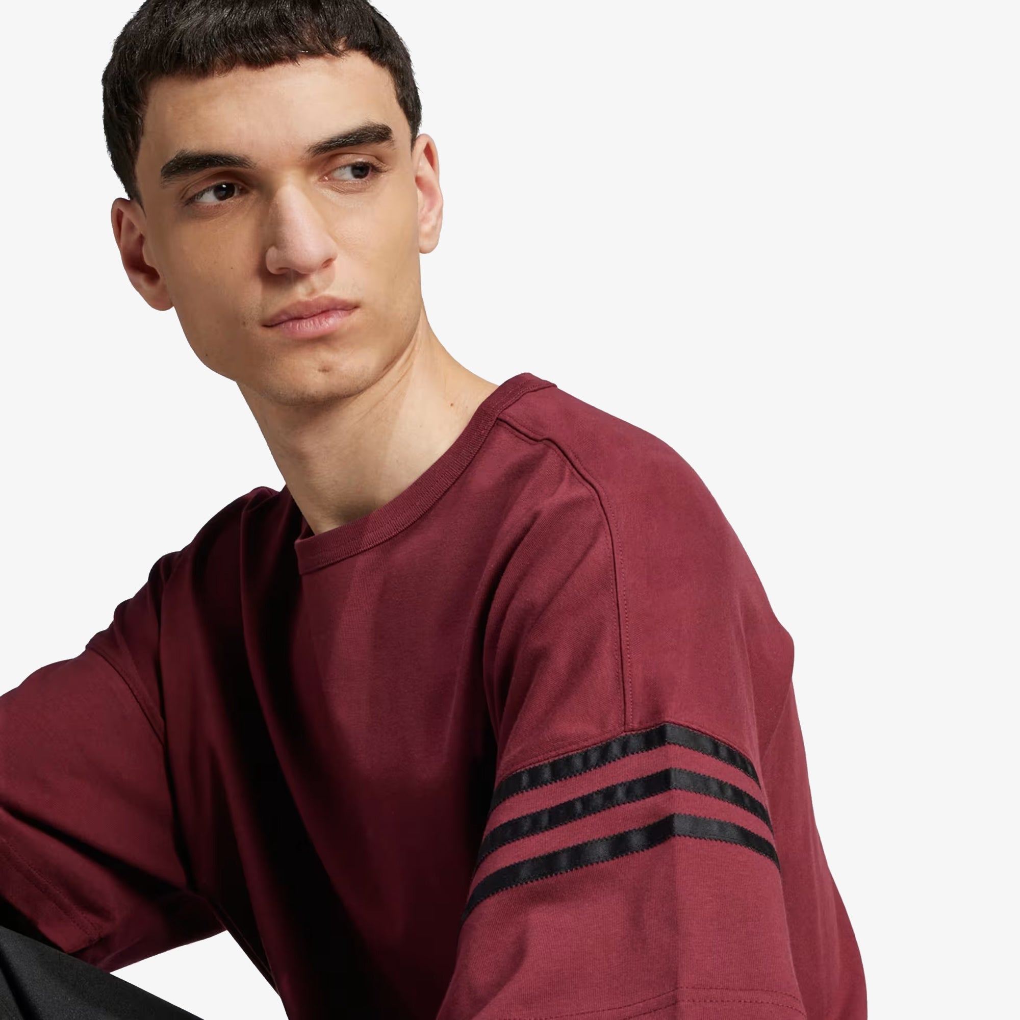 Adidas Originals | NEUCLASSICS TEE { SHADOW RED - view 4