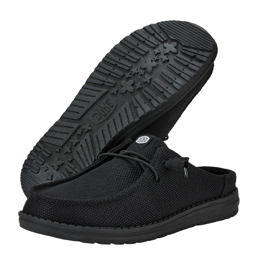 HEYDUDE shoes Wendy Slip Mono - Black/Black – Women's - view 3