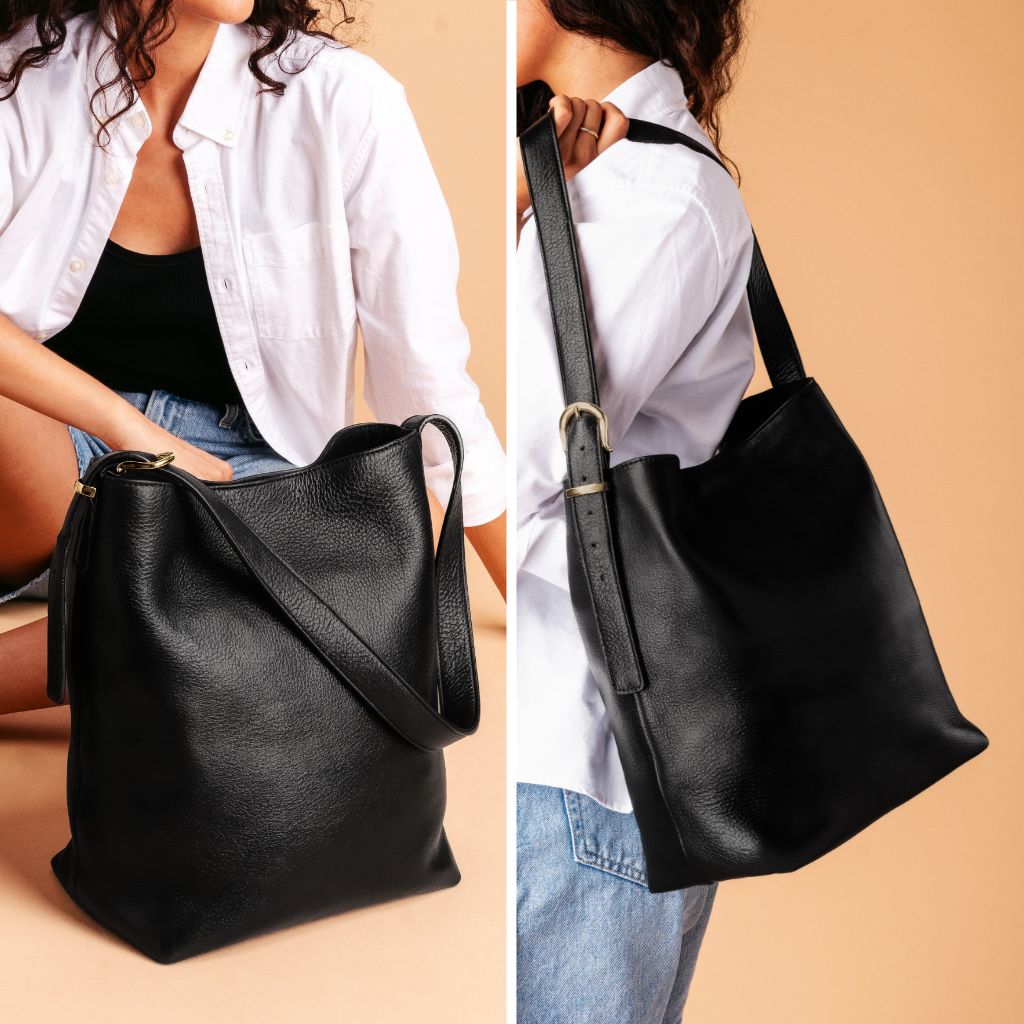 Thursday Boots - Women's Bags Bucket Bag | Black & Gold - view 8