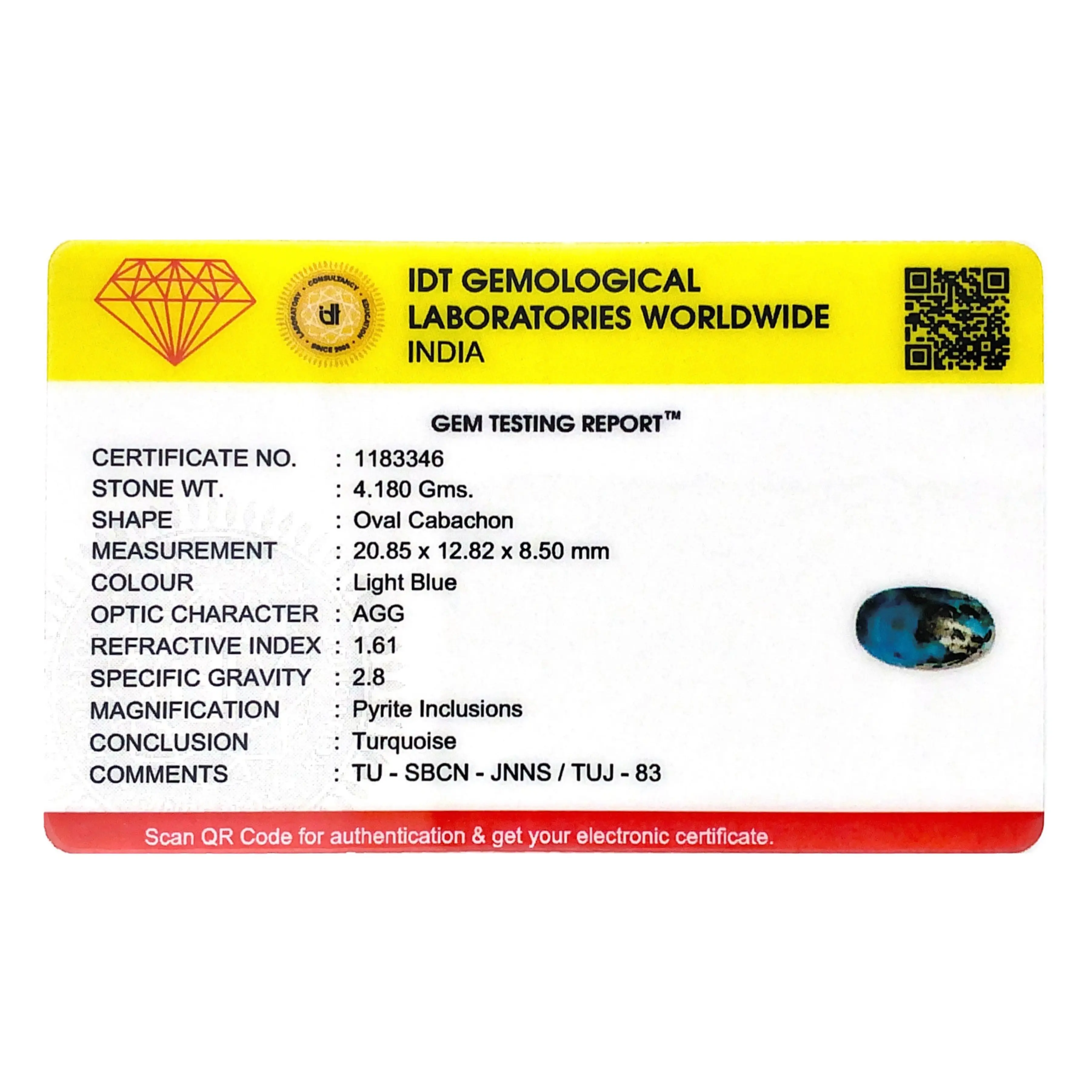 Pramogh Irani Firoza - 20.9 Carat - view 4