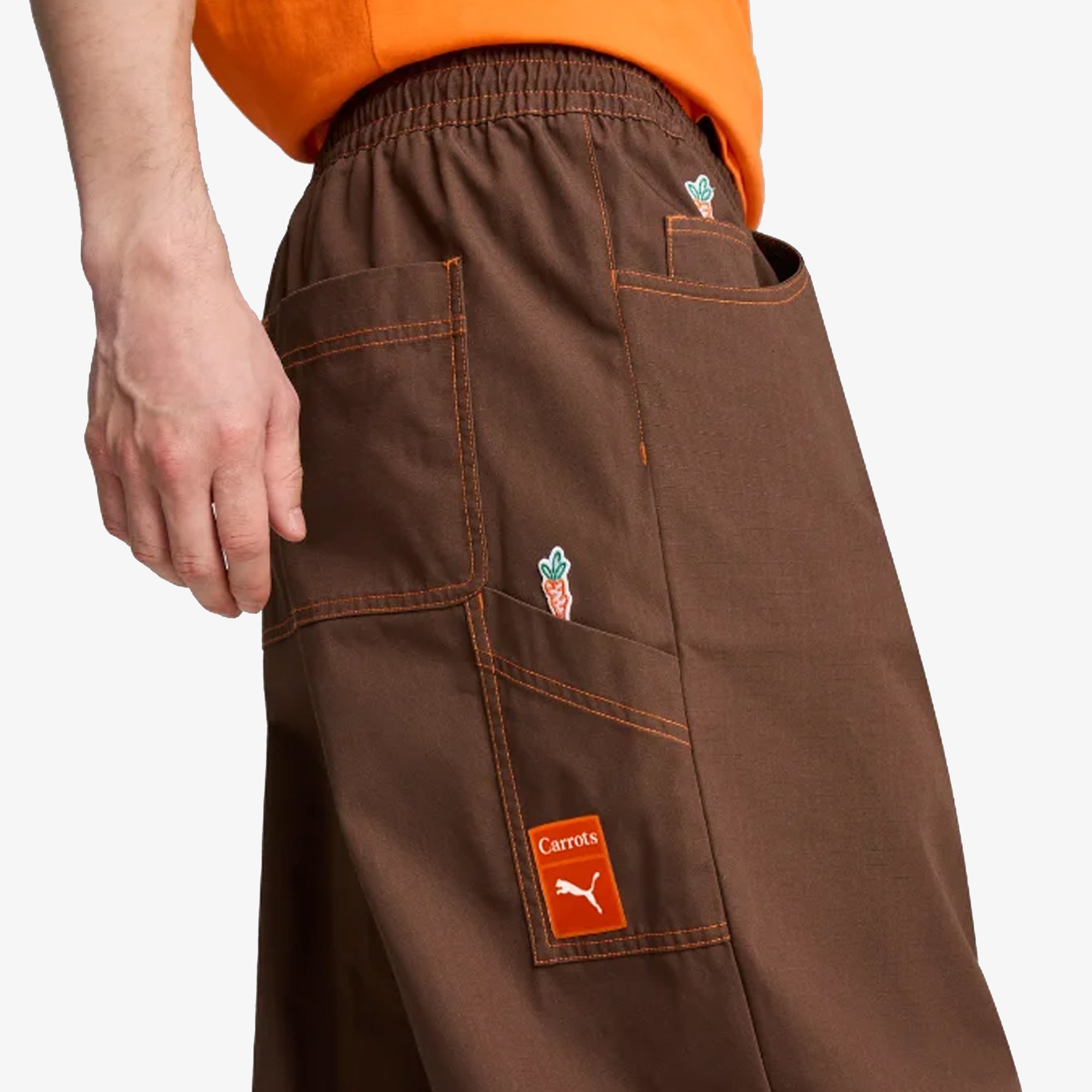 PUMA | x CARROTS CARGO PANTS { BROWN - view 5