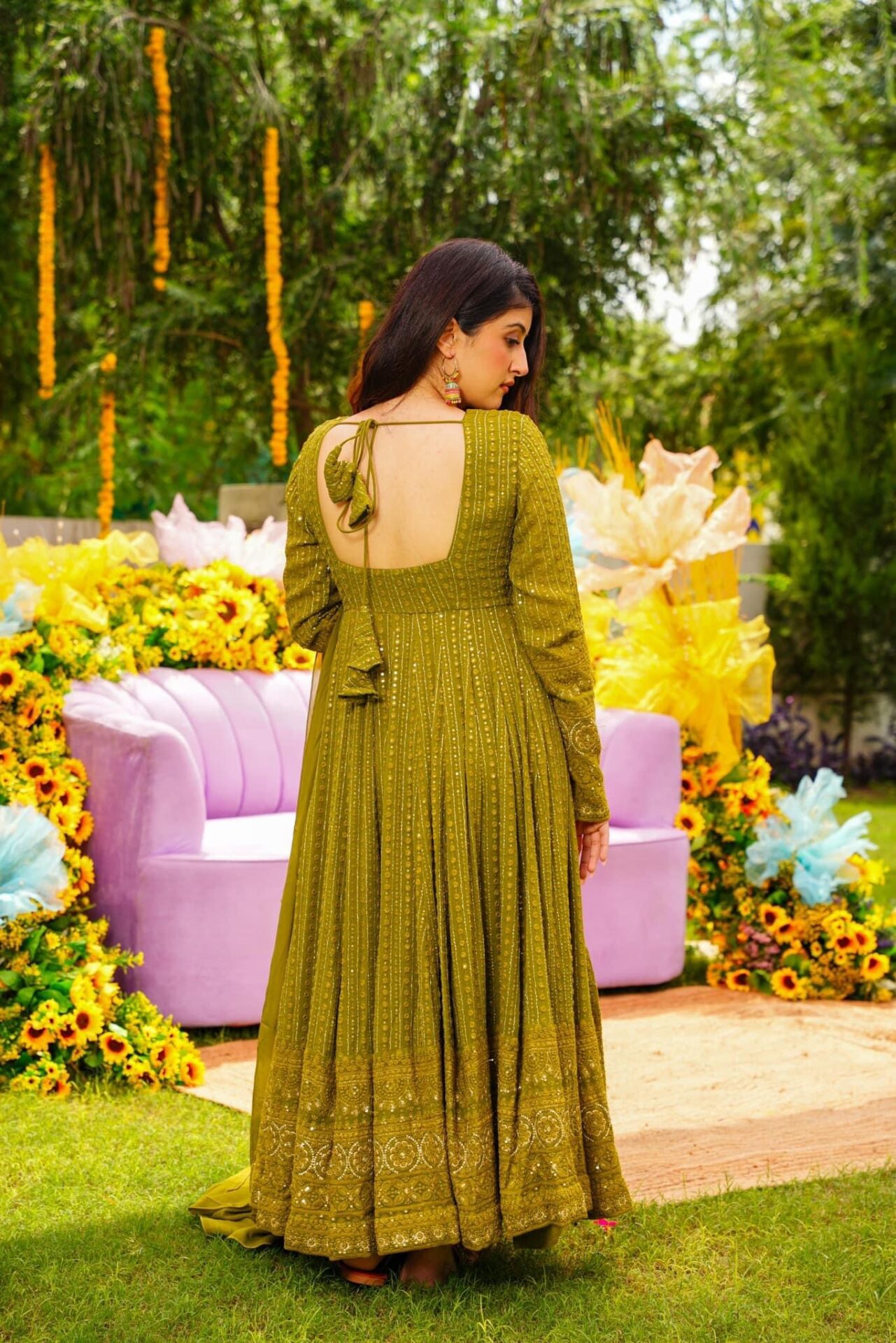 Idaho-o Rukhsar EMBROIDERED GEORGETTE SUIT SET - view 4