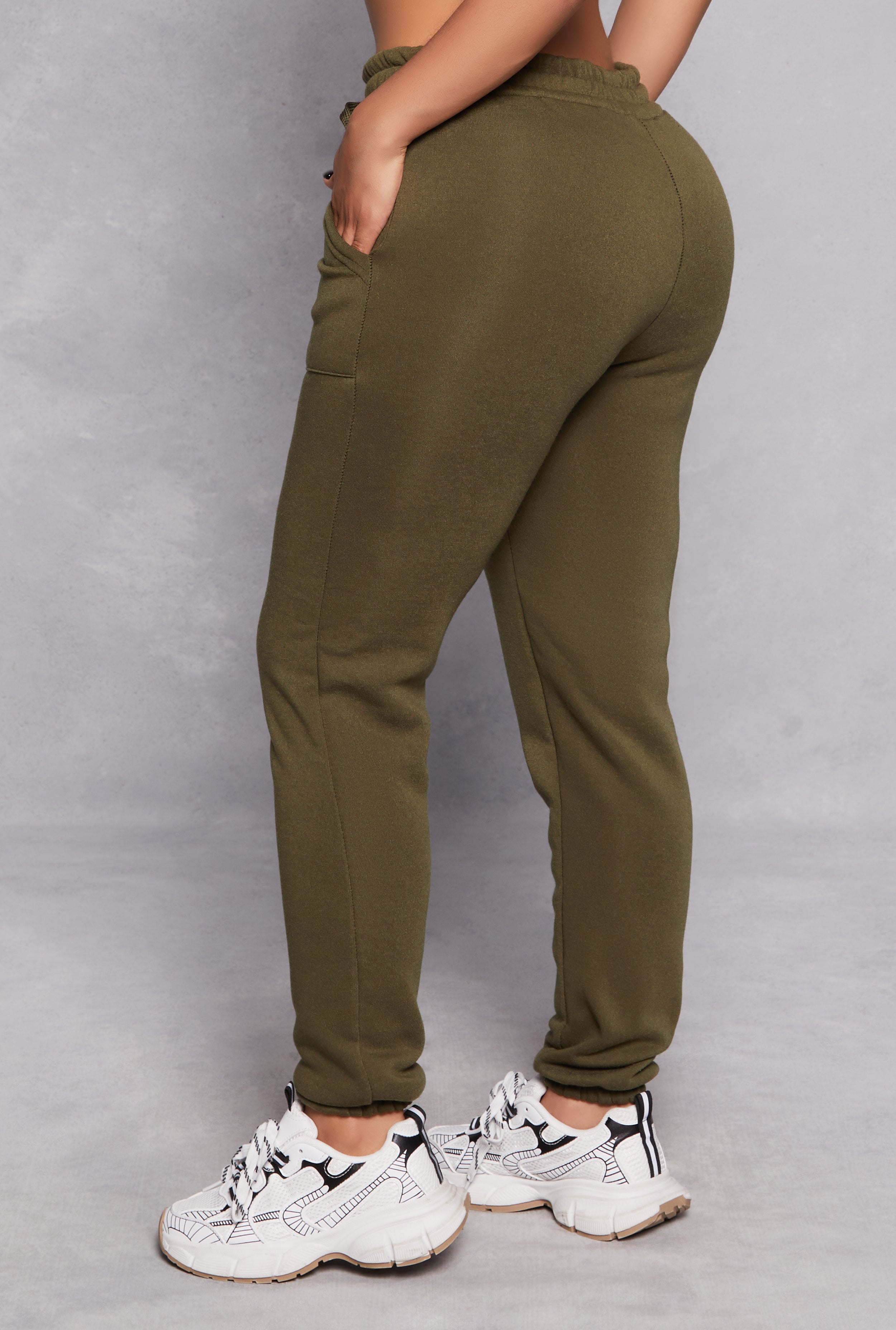 Rainbow Shops Pocket Drawstring Sweatpants – Women's - view 3
