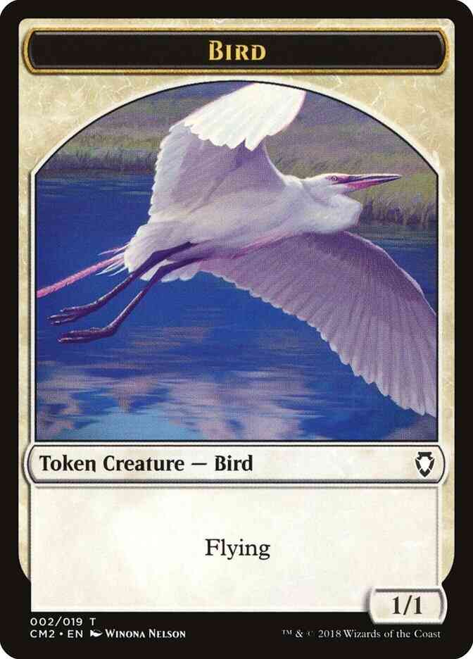 Bird token 02 – Magic Bird Token [02] [Commander Anthology Volume II Tokens] [Non-Foil]