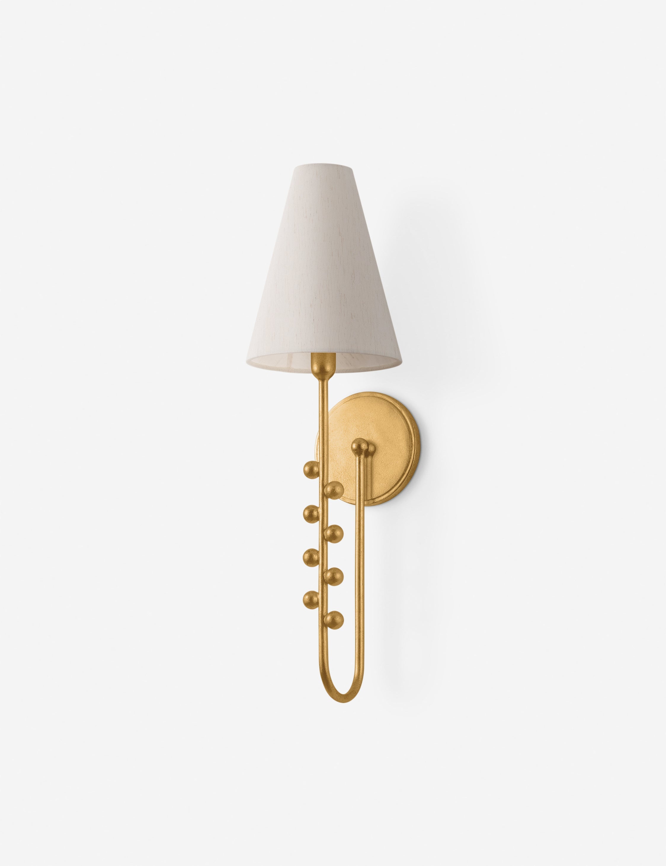 Lulu and Georgia Hiro Sconce – Gold Leaf