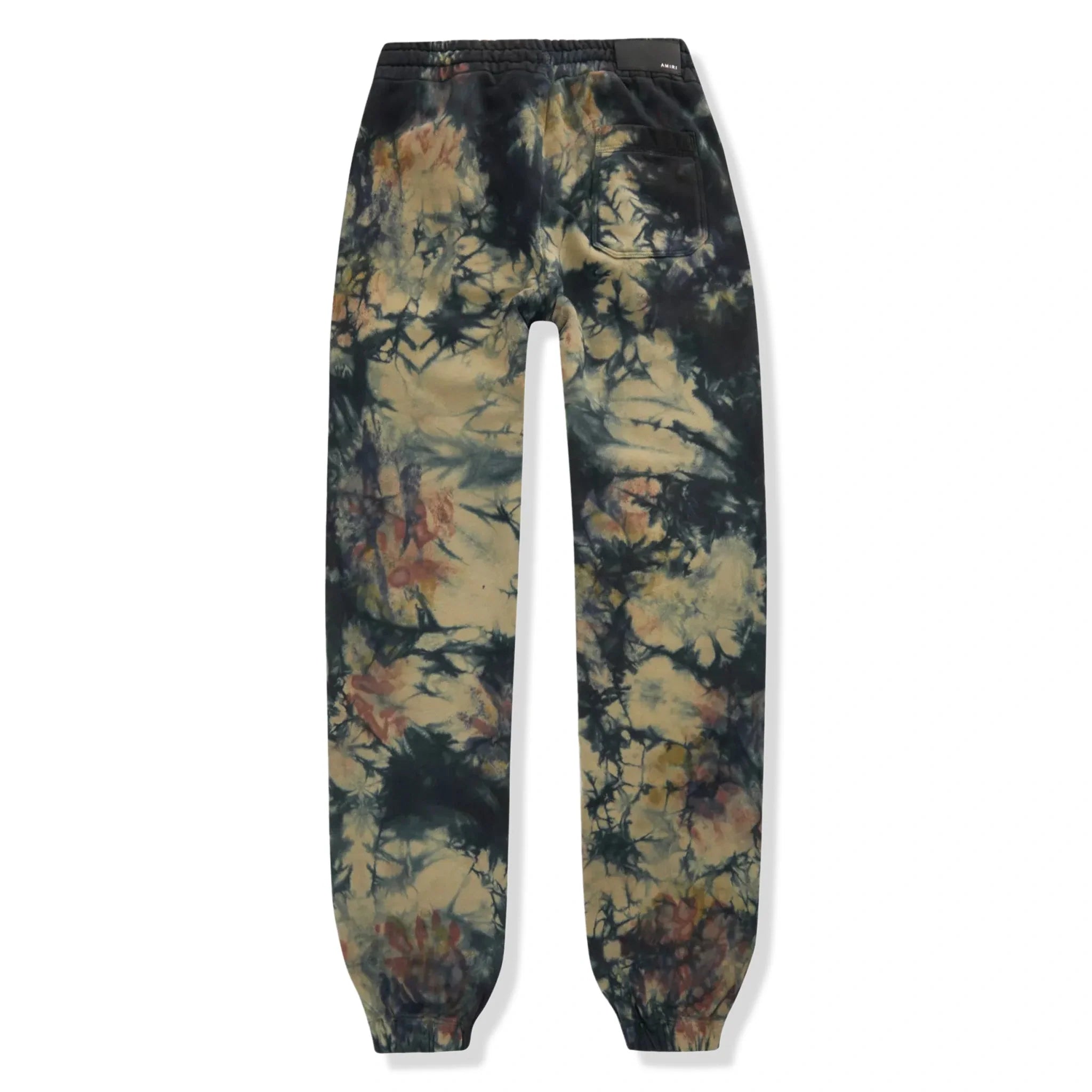 Amiri Kids Bones Tie Dye Green Sweatpants - view 2