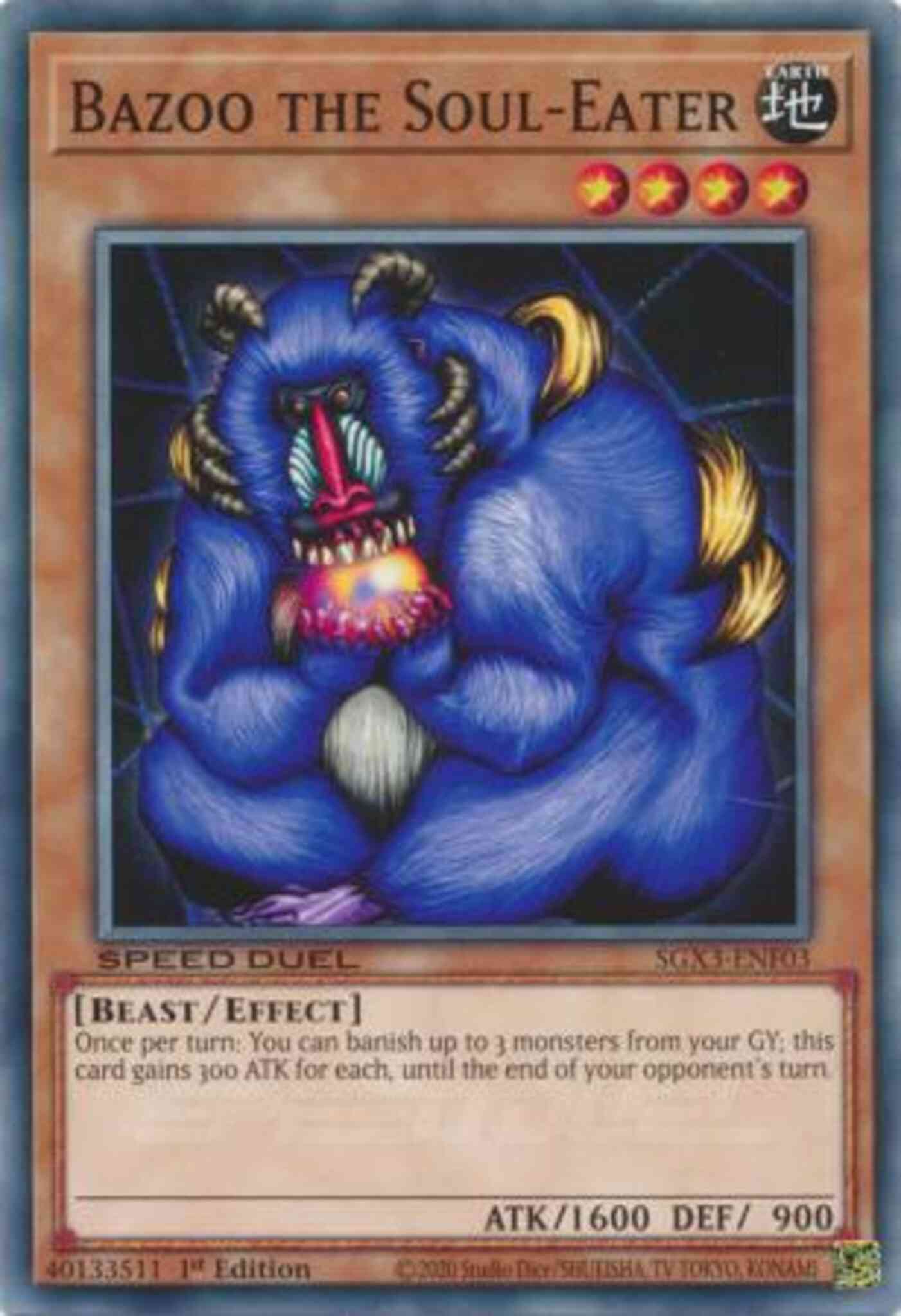 Yu-Gi-Oh! Bazoo the Soul-Eater - SGX3-ENF03 - Common - 1st Edition