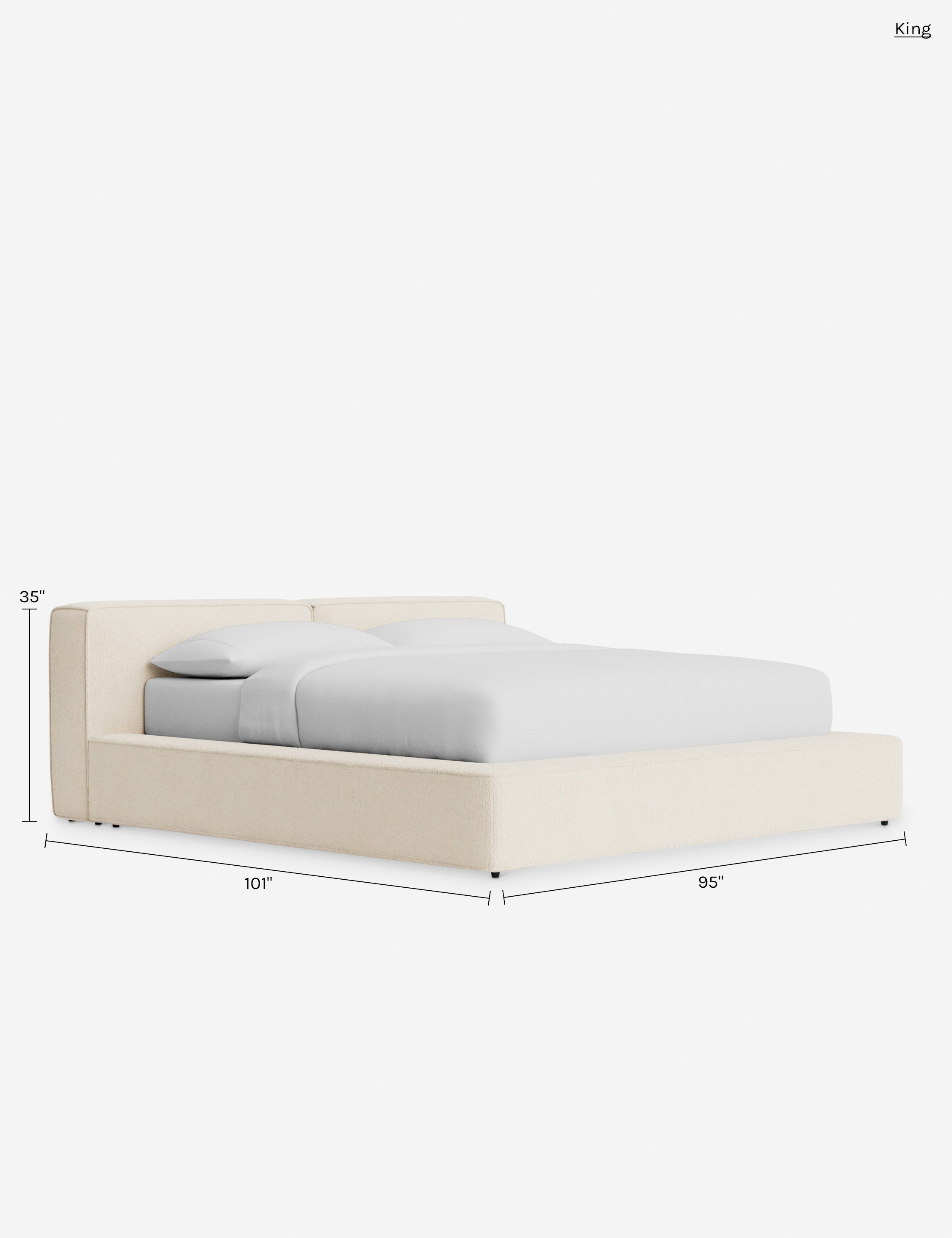 Lulu and Georgia Onni Platform Bed - view 199