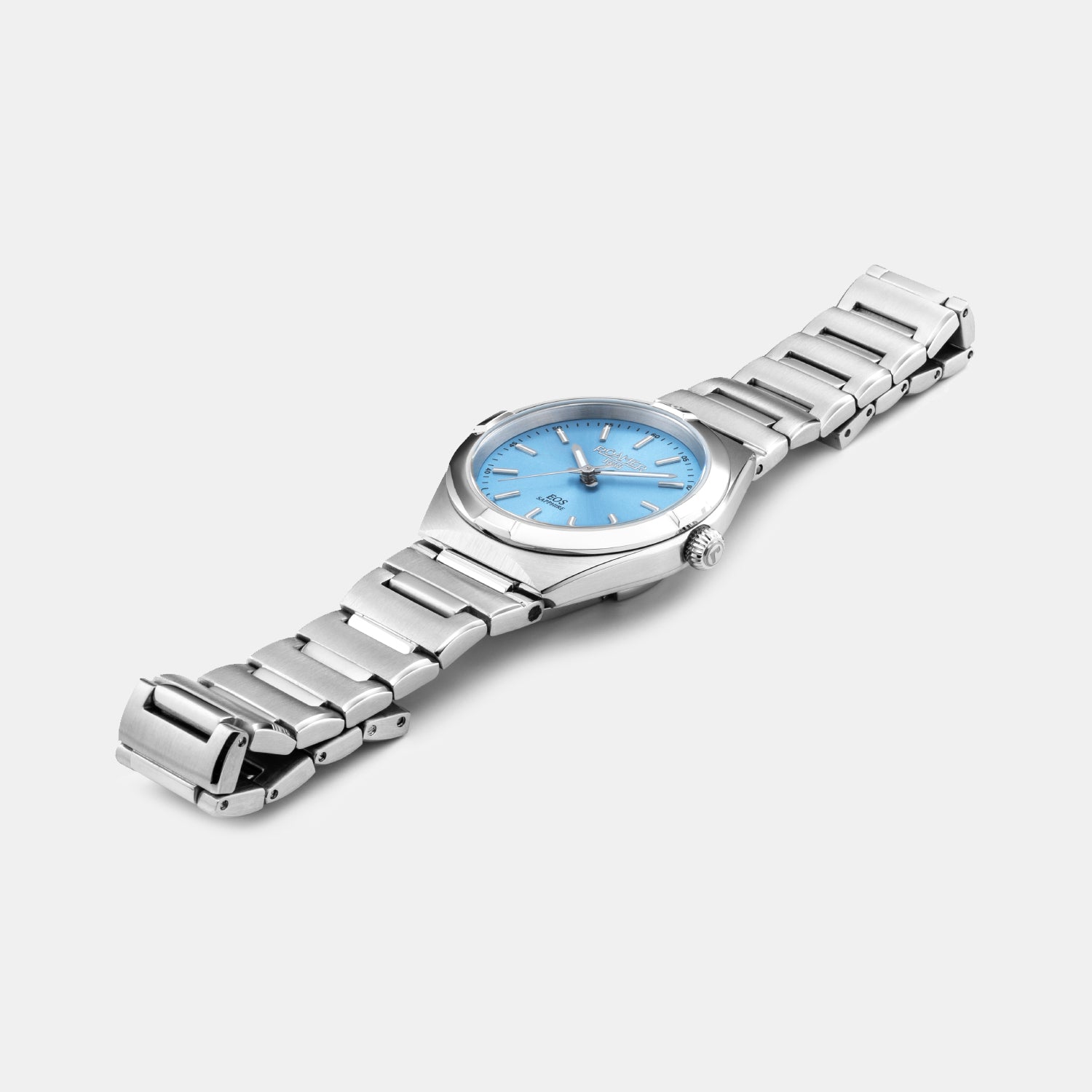 Roamer Eos Classic Women Quartz Light Blue Dial Analog Stainless Steel Watch 982847 41 05 20 - view 3