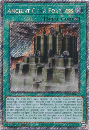 Yu-Gi-Oh! Ancient Gear Fortress - RA03-EN062 - Platinum Secret Rare - 1st Edition