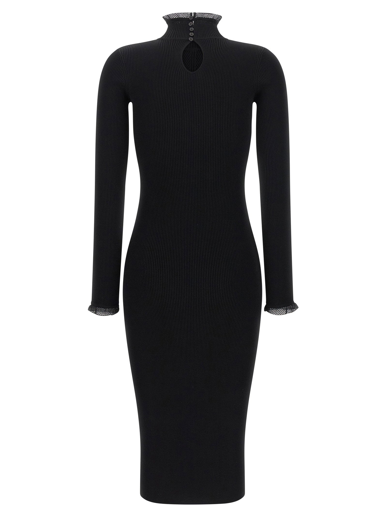 Elisabetta Franchi Ribbed Knit Dress - view 2