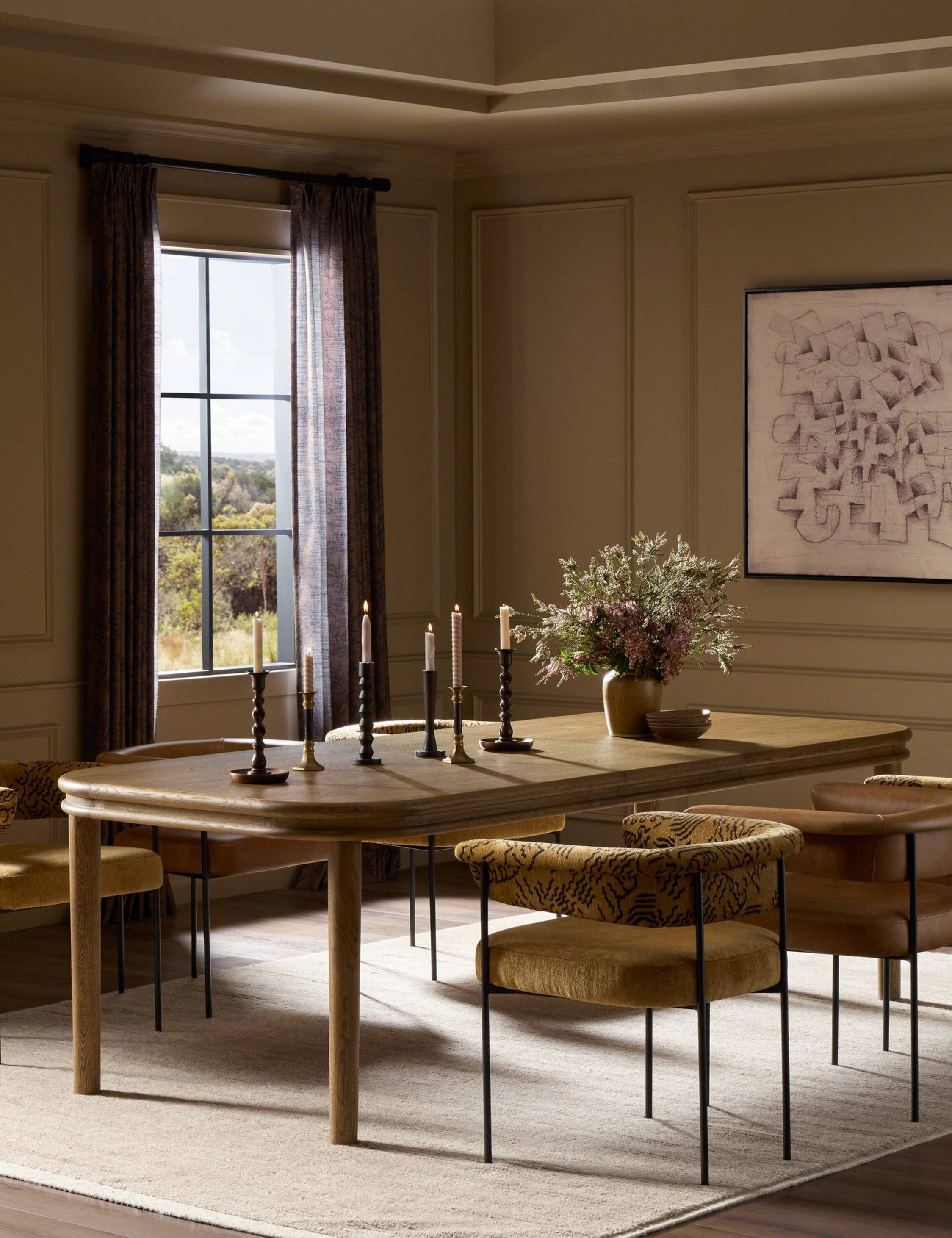 Lulu and Georgia Freeman Extendable Dining Table - view 2