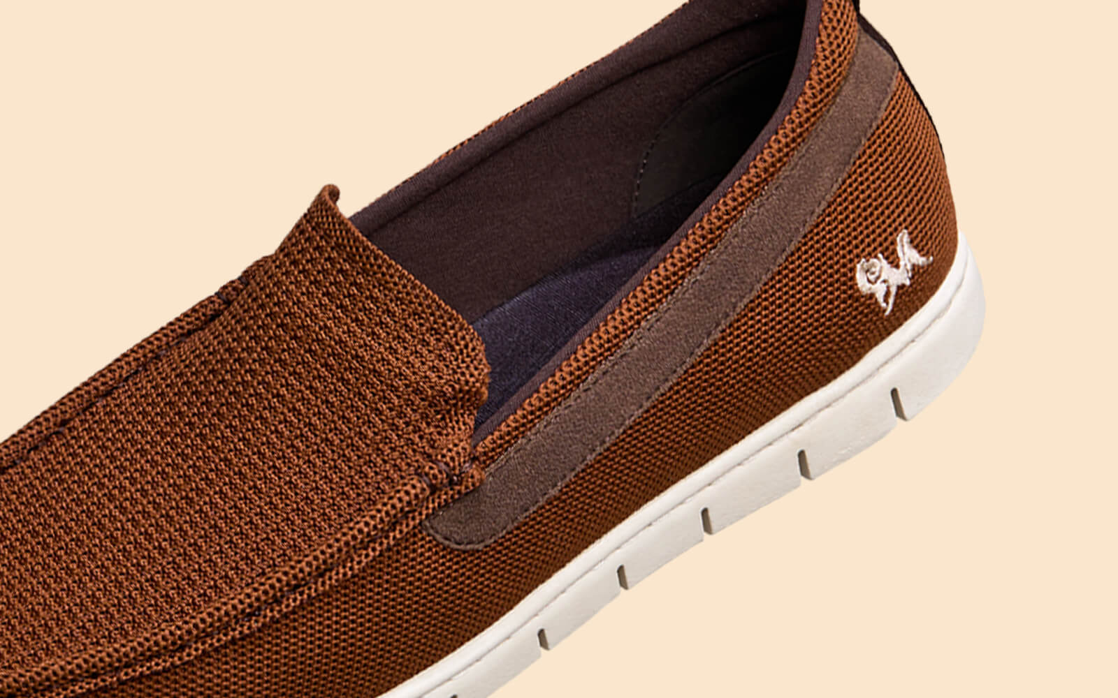 Neeman's Flex Knit Loafers : Tan - view 8