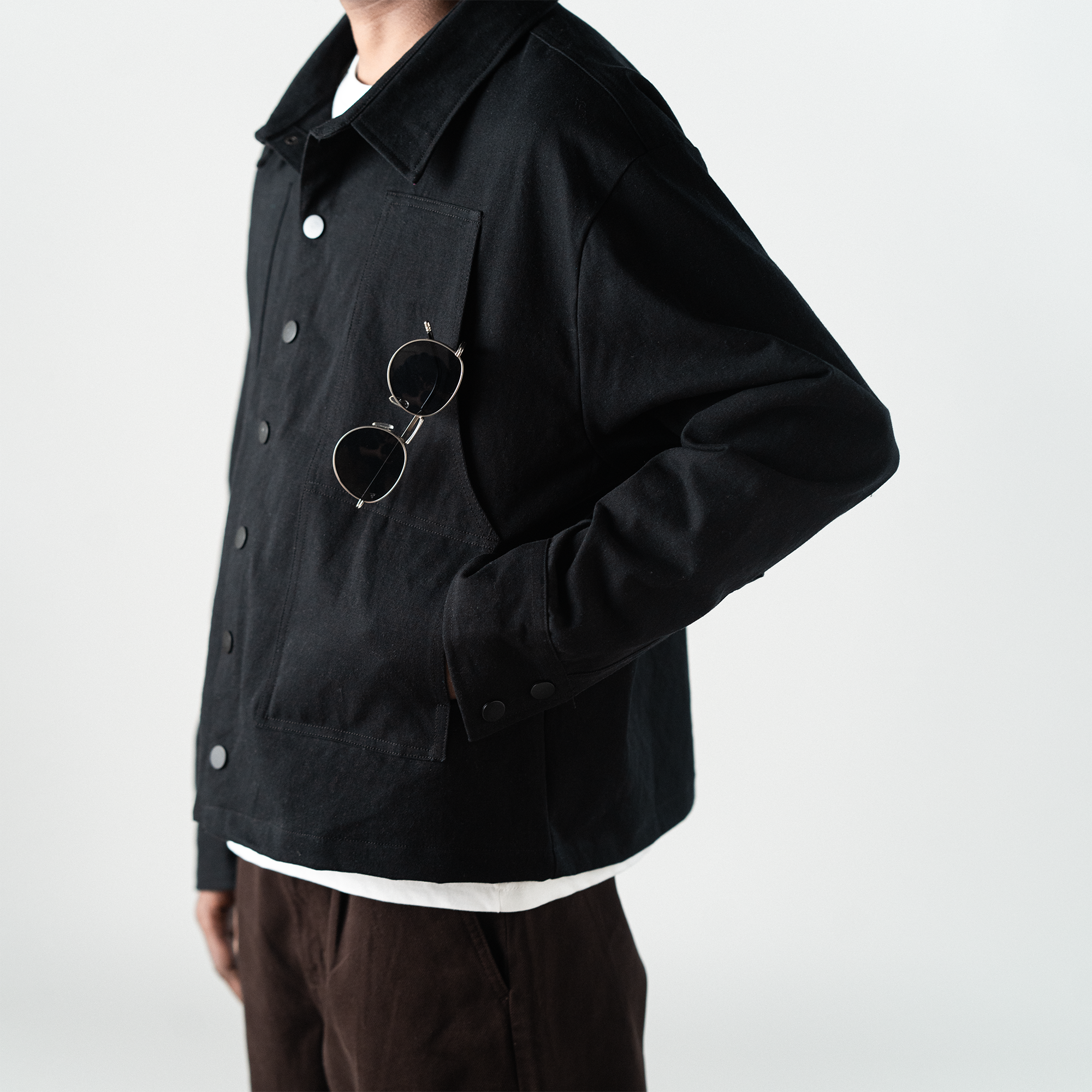 Superkicks | ESSENTIAL CARGO JACKET { BLACK - view 6